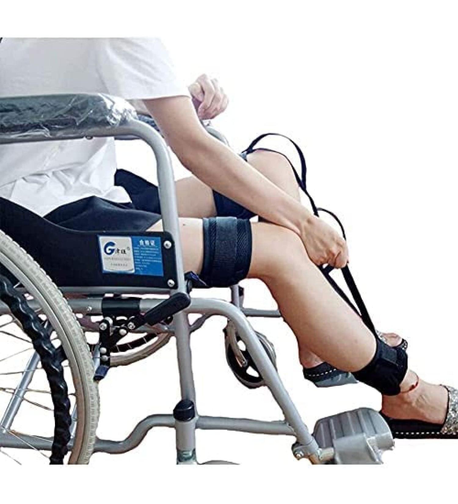 Leg Lifter Strap Band Handicap Lift Wheelchair Elderly Lifting Devices Foot Knee Thigh Loop with Hand Grip for Disability - Buy Online on GoSupps.com