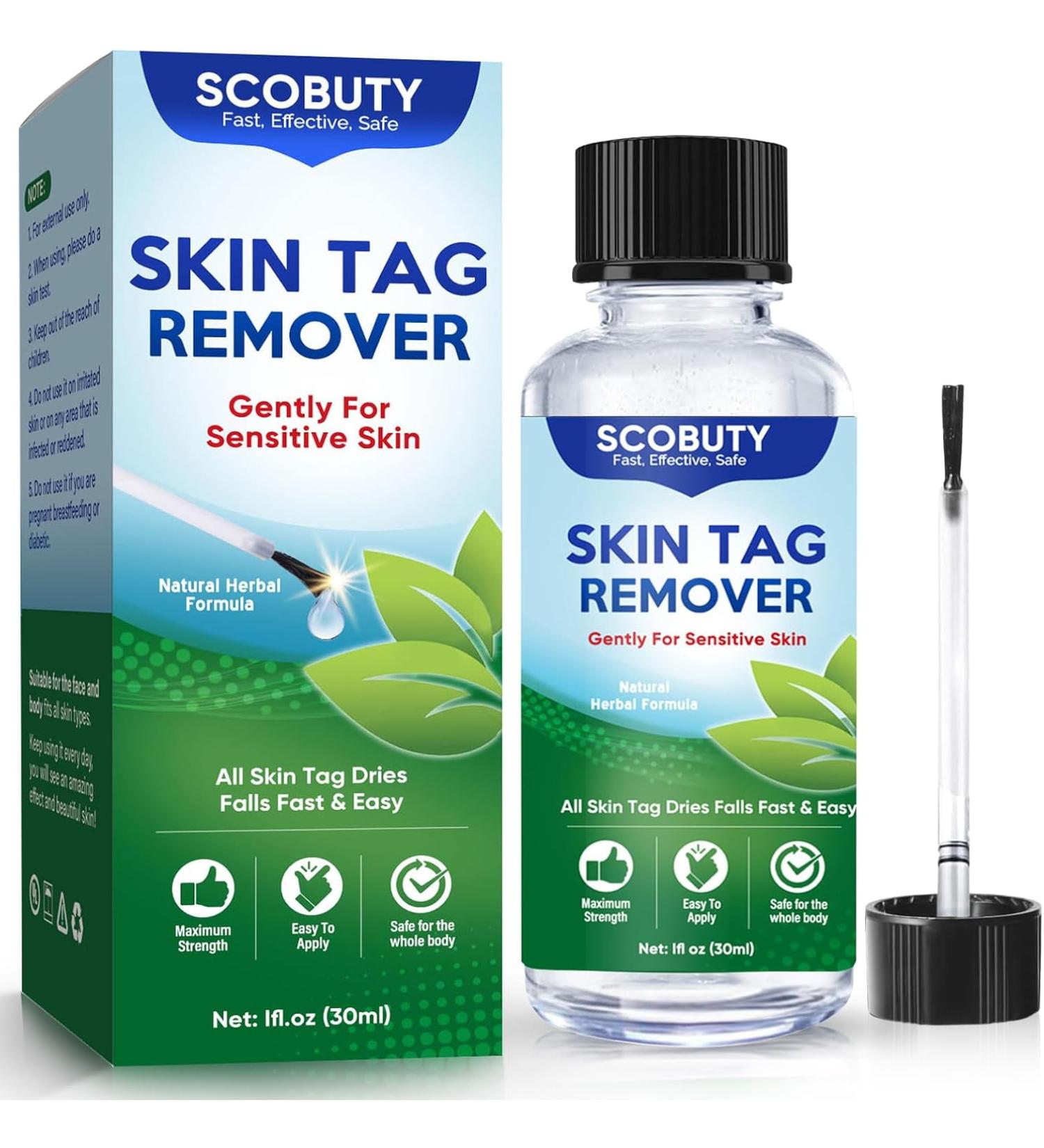 SCOBUTY Skin Tag Removal Kit Verruca Treatment Wart and Mole Remover for Hands Face - Buy Online on GoSupps.com
