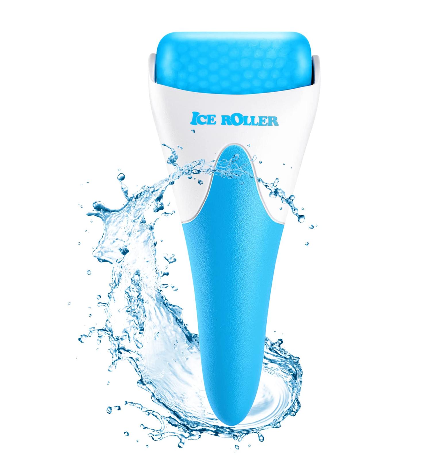 Jecrim Ice Roller for Face and Body - Tighten Pores, Reduce Puffiness & Tone Skin - Anti-Aging Beauty Care Tool for Wrinkles - Blue - Buy Online on GoSupps.com