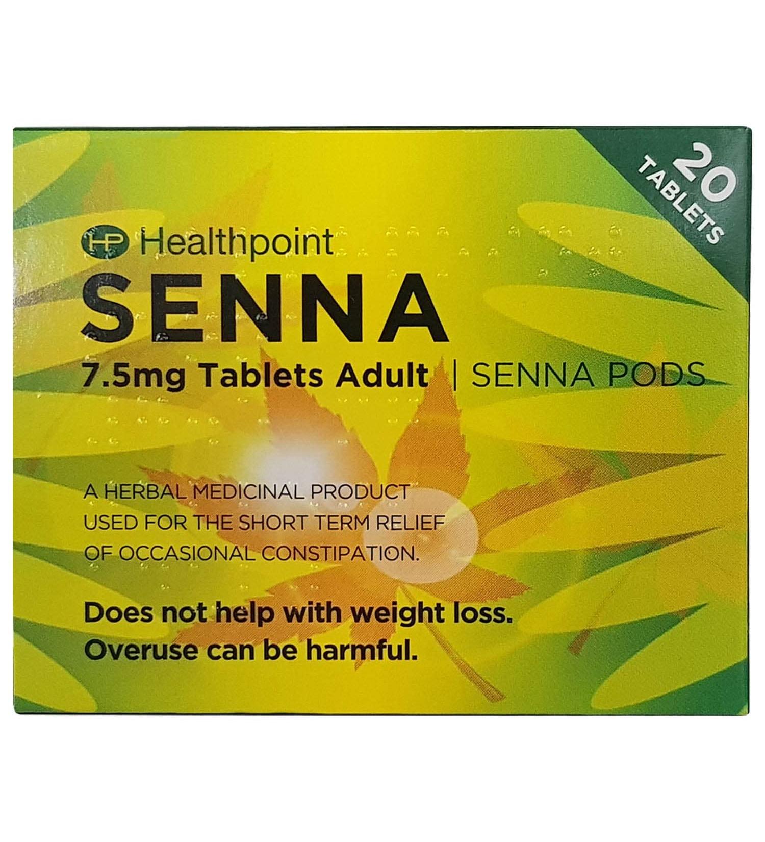 HEALTHPOINT SENNA PODS TABLETS 7.5MG 03/23