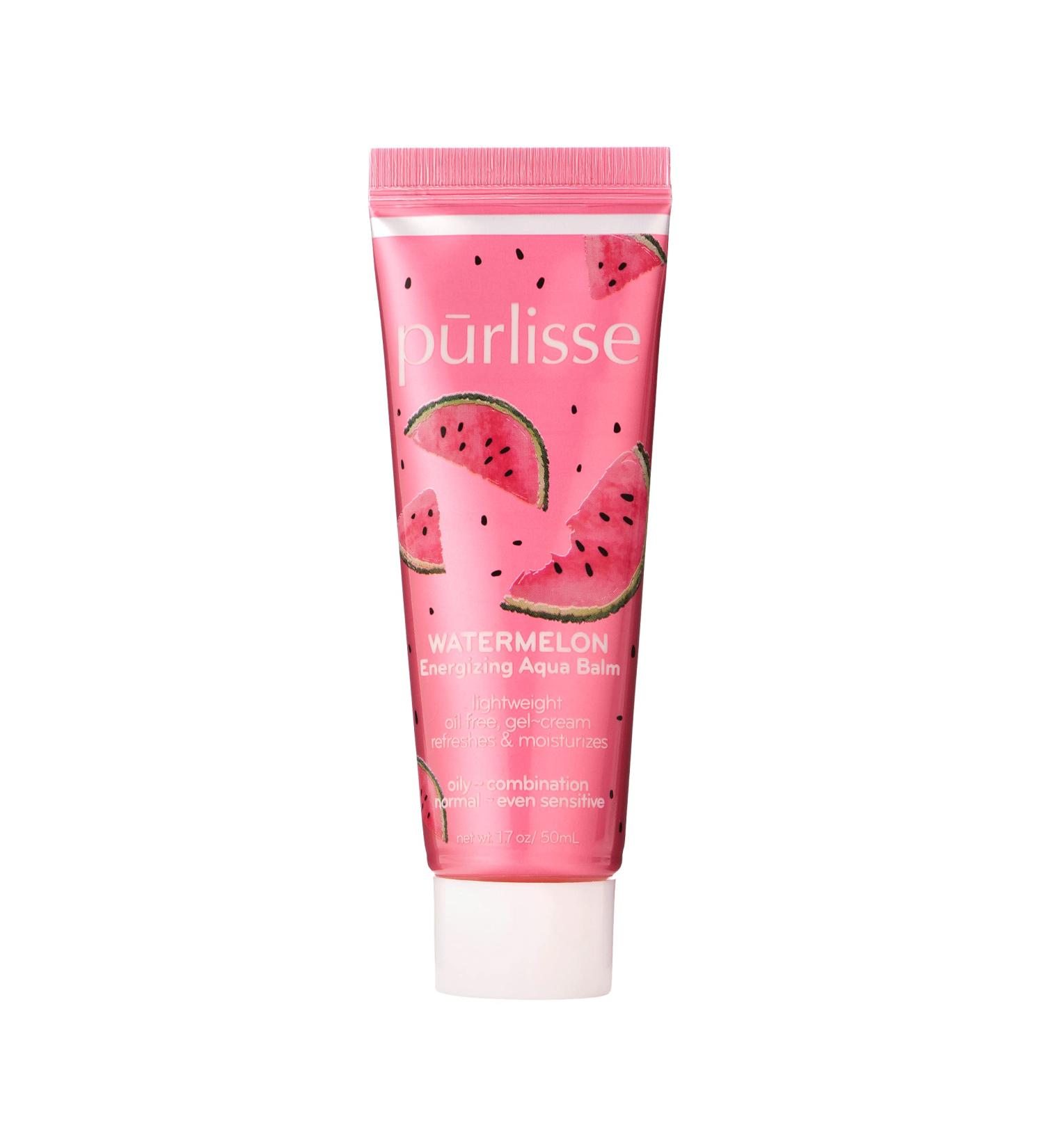 Purlisse Watermelon Energizing Aqua Balm 1.7 fl oz - Hydrating & Refreshing Face Moisturizer - Buy Online on GoSupps.com