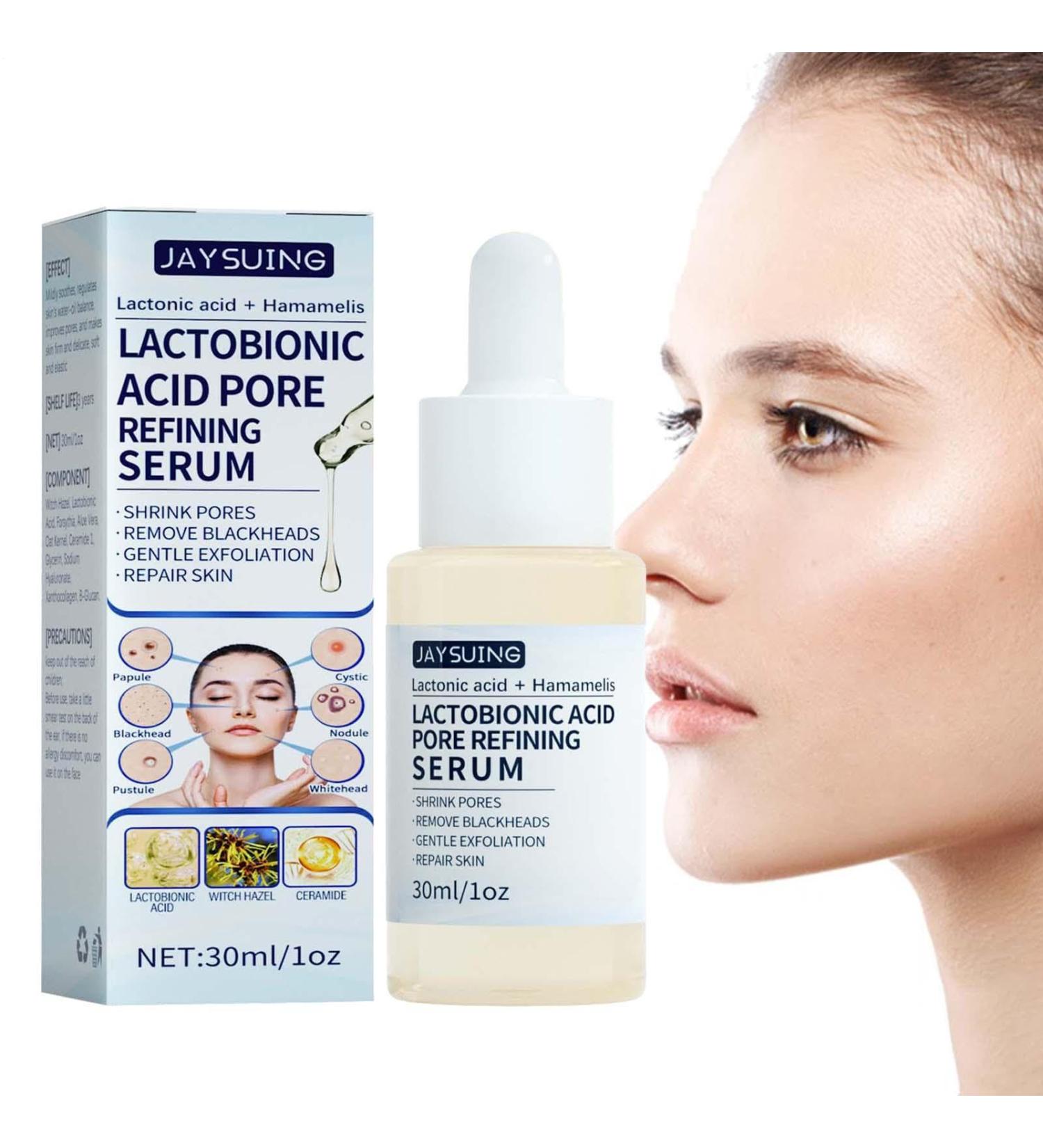  Generisch Lactobionic acid pore refining nourishing treatment with lactobionic acid 30ml for face intensely moisturizing and gentle moisturising fine pores immediate perfection for skin - Buy Online on GoSupps.com