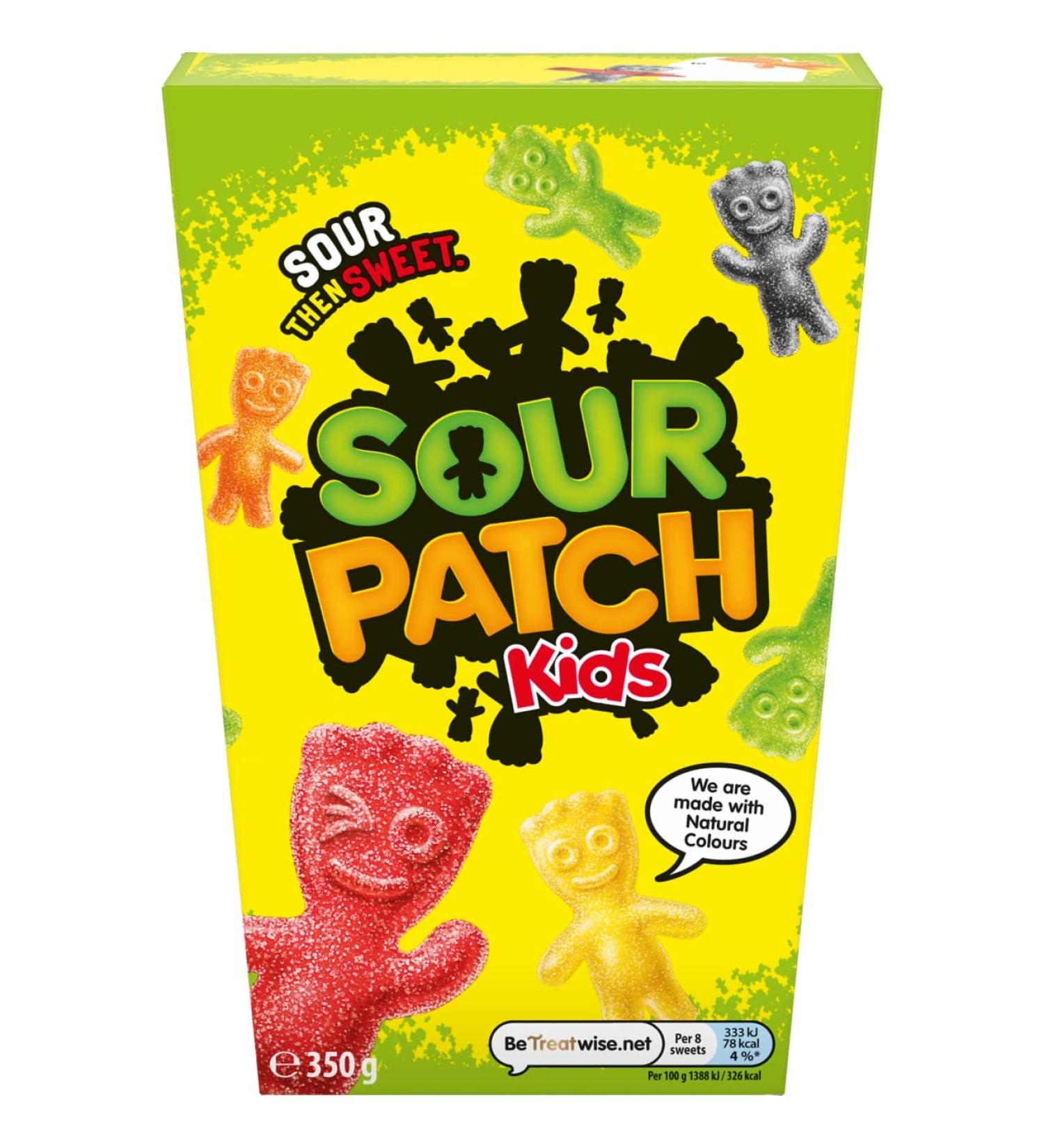 Sour Patch Kids Assorted Fruit Flavored Gums with Sour Sugar Coating 350g - Buy Online on GoSupps.com