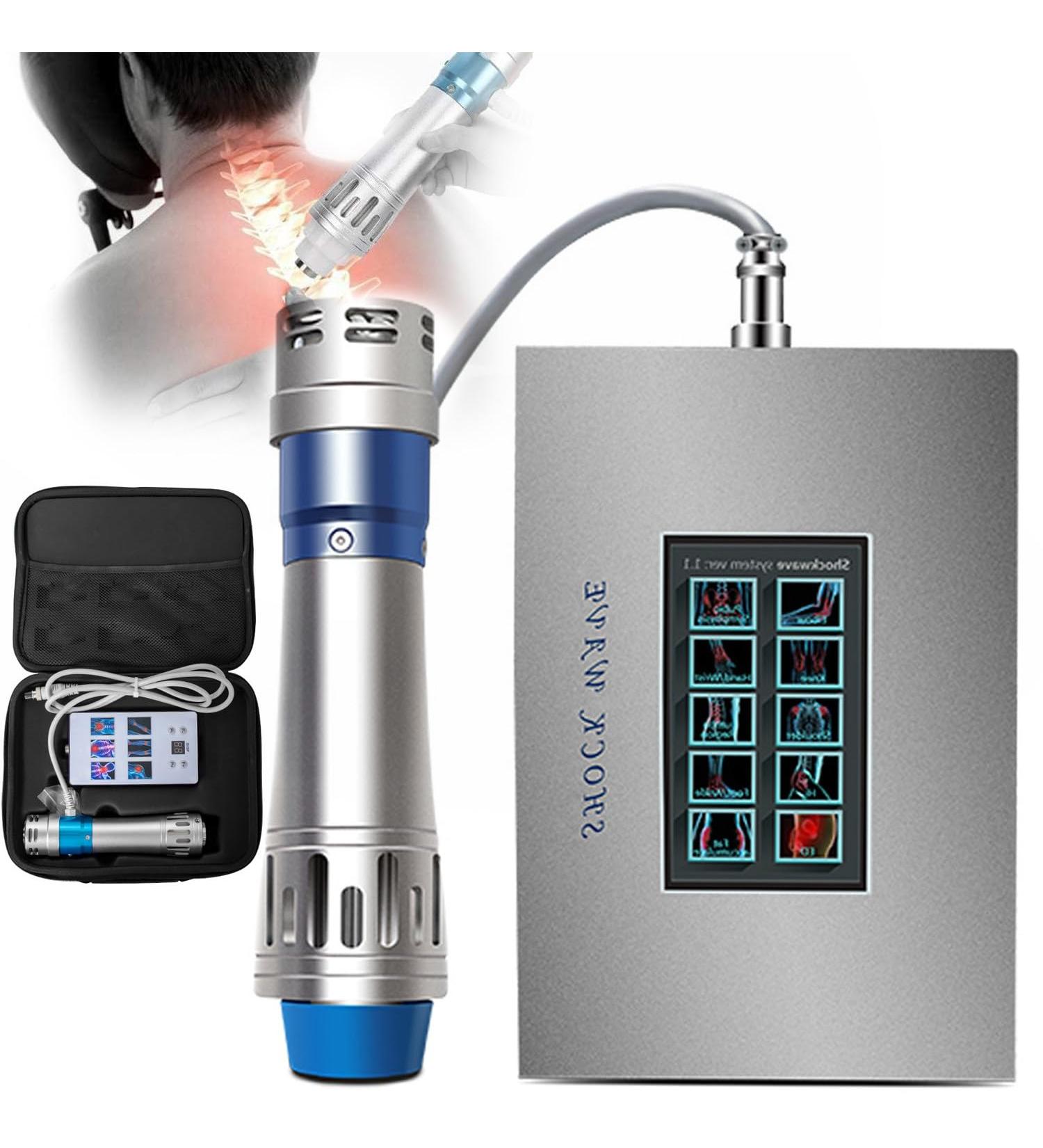Muscle Massage Gun & Shock Wave Therapy Device for Pain Relief | Portable Body & Back Massage | Effective ED Treatment - Buy Online on GoSupps.com