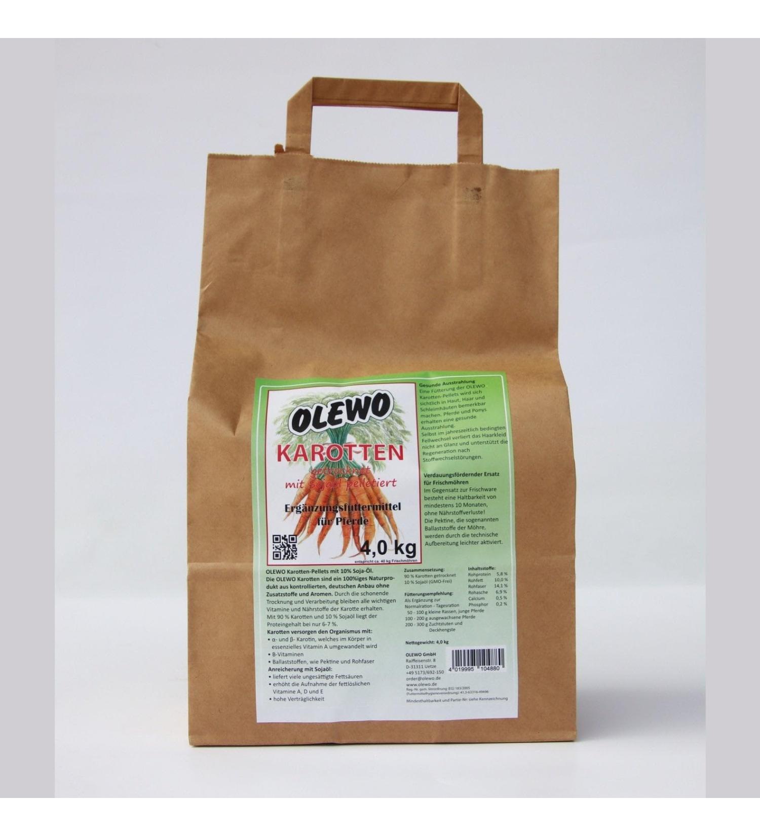 Olewo carrot pellets with oil 4 kg