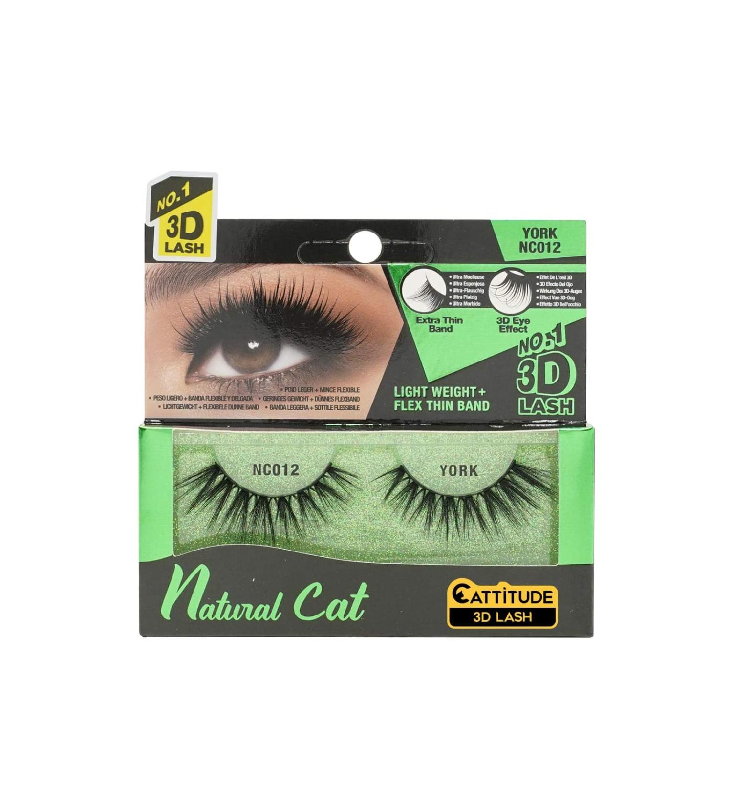 York - Natural Cat 3D Lashes