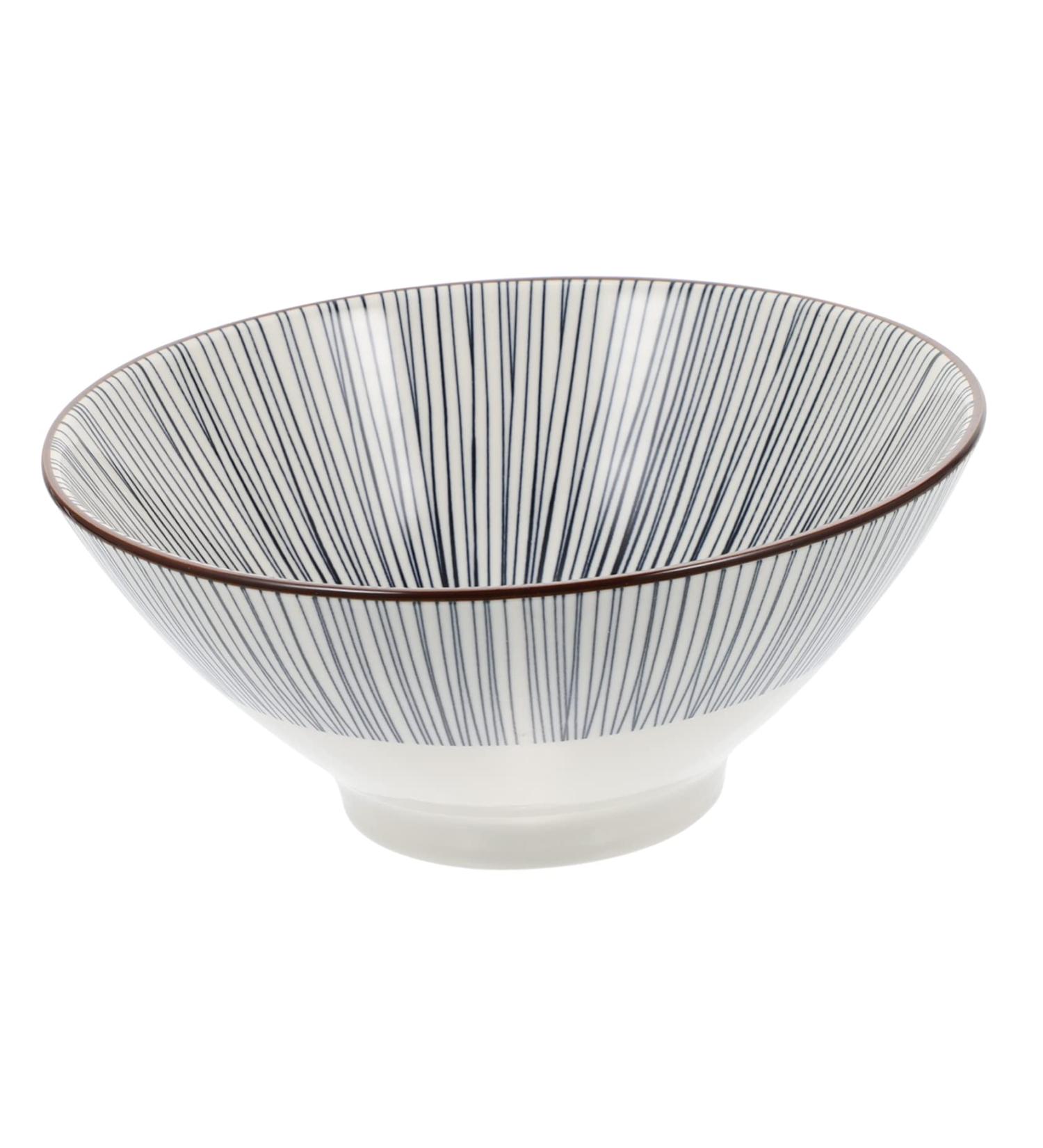 Zerodeko Nut Bowl Japanese Udon Noodles Dessert Mix Nuts Chinese Ceramic Bowl Kitchen Bowl Ceramic Food Dish Pebbles for Garden Ceramics Japanese-Style Container 18X18CM Blue - Buy Online on GoSupps.com
