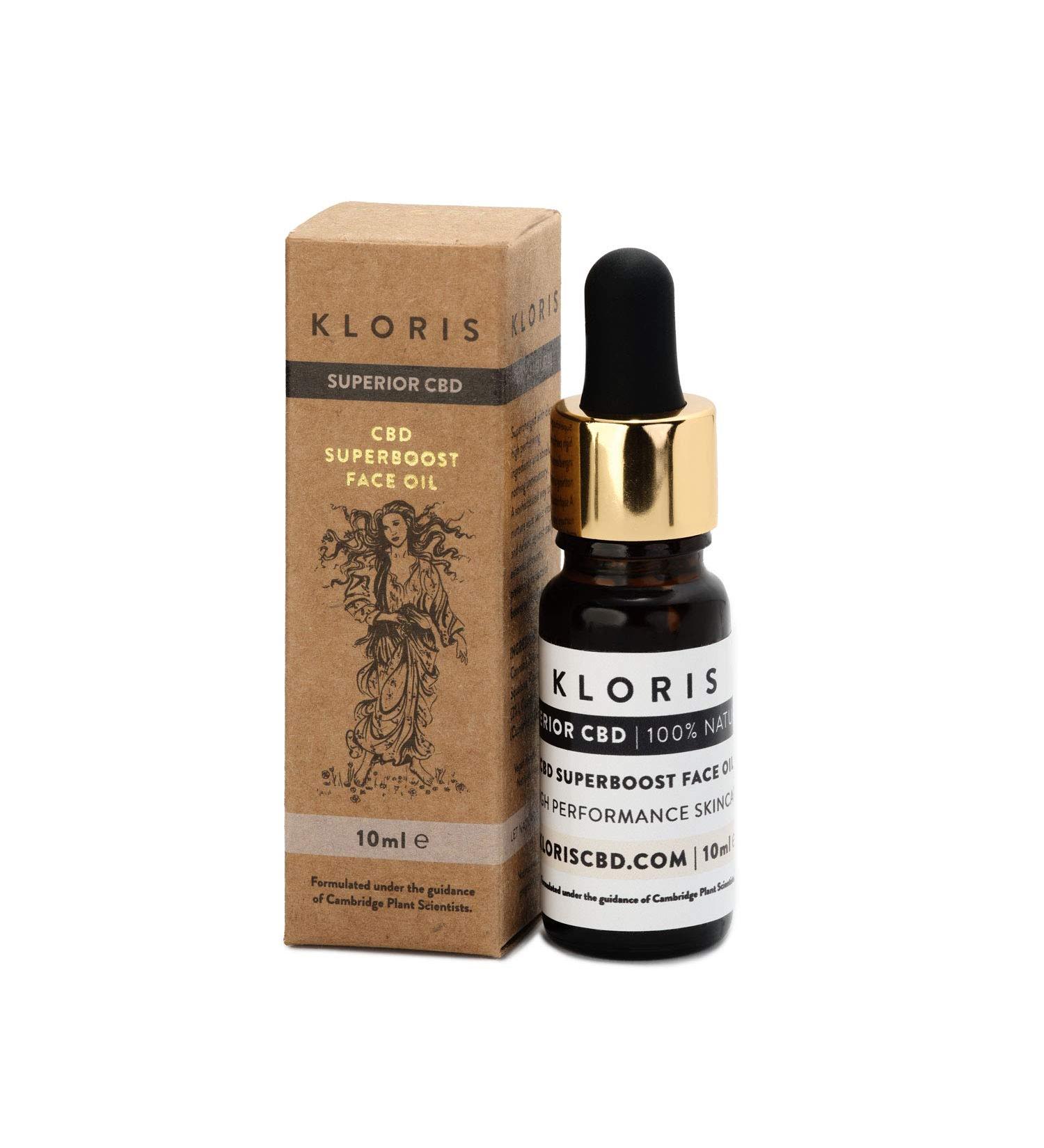 KLORIS Superboost Face Oil - anti-redness facial serum for all skin types with cucumber seed squalane and hemp seed oil 10 ml - Buy Online on GoSupps.com