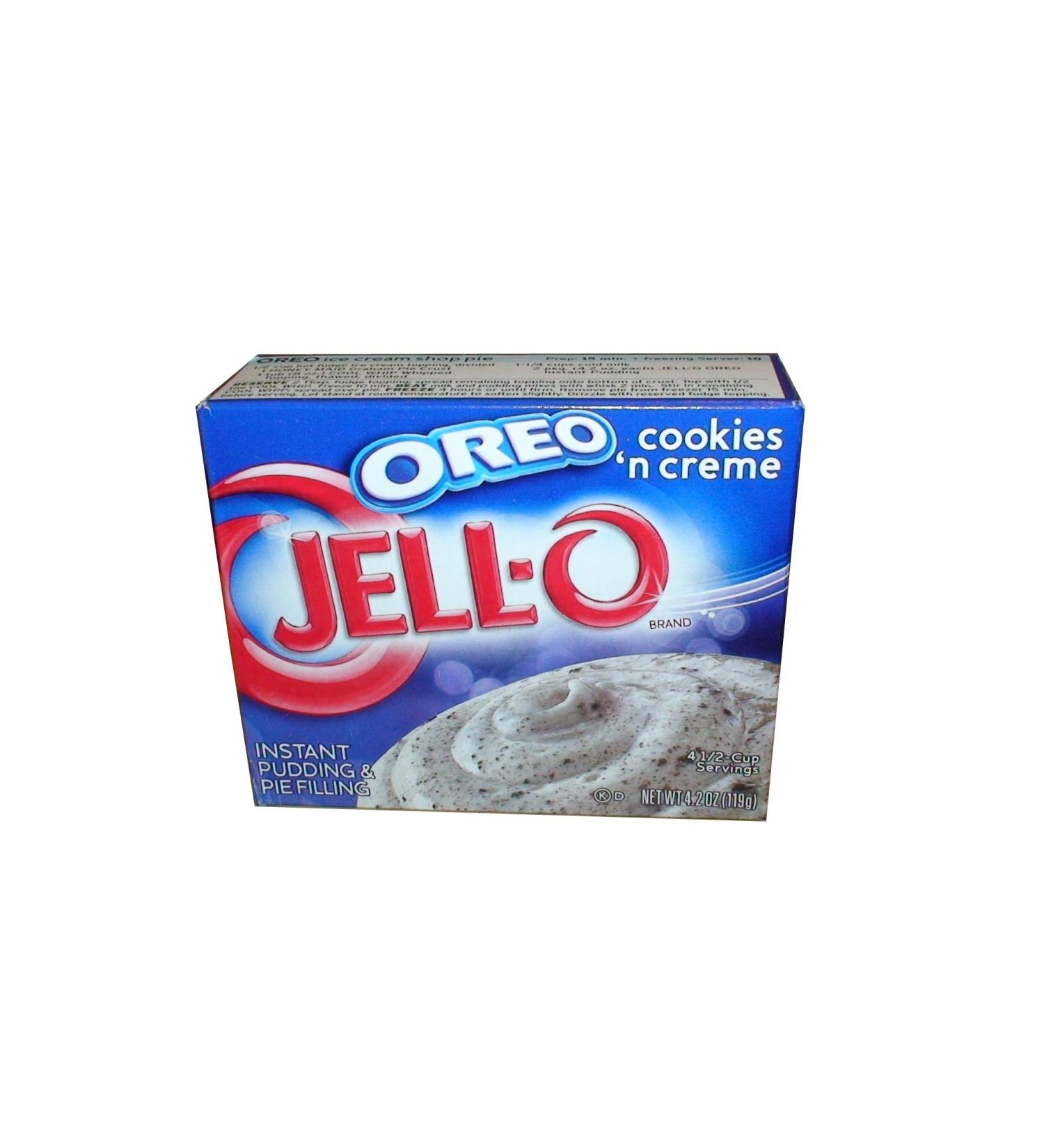Jell-O Oreo Cookies and Cream Instant Pudding and Pie Filling 119g
