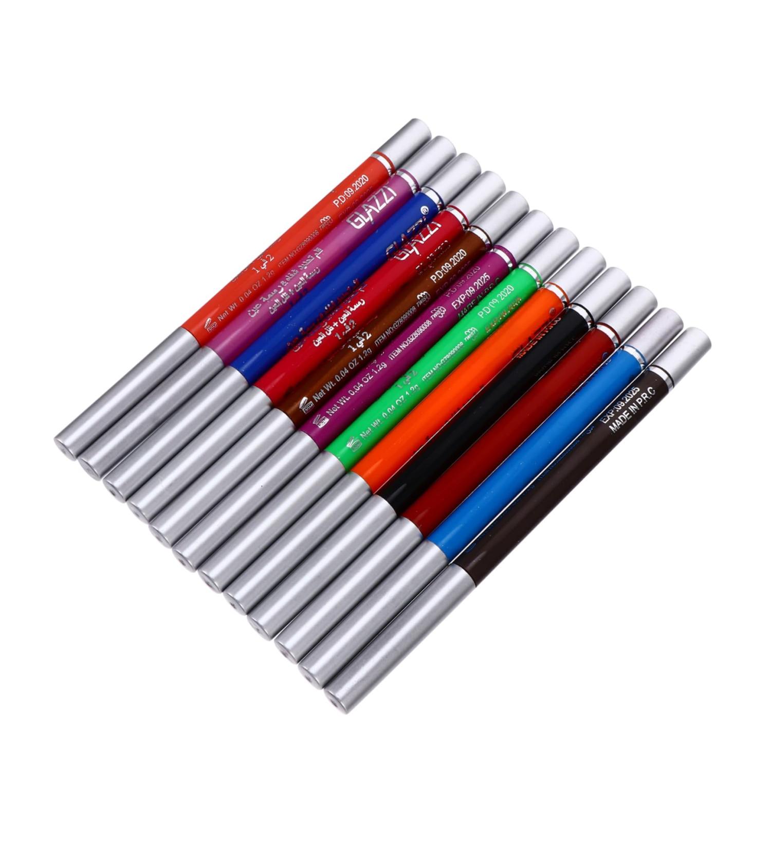 BIUDECO 12 Pcs 1 Set Shadow Set Eye Liner Sharpeners for Eyes Paste Colorful - Buy Online on GoSupps.com