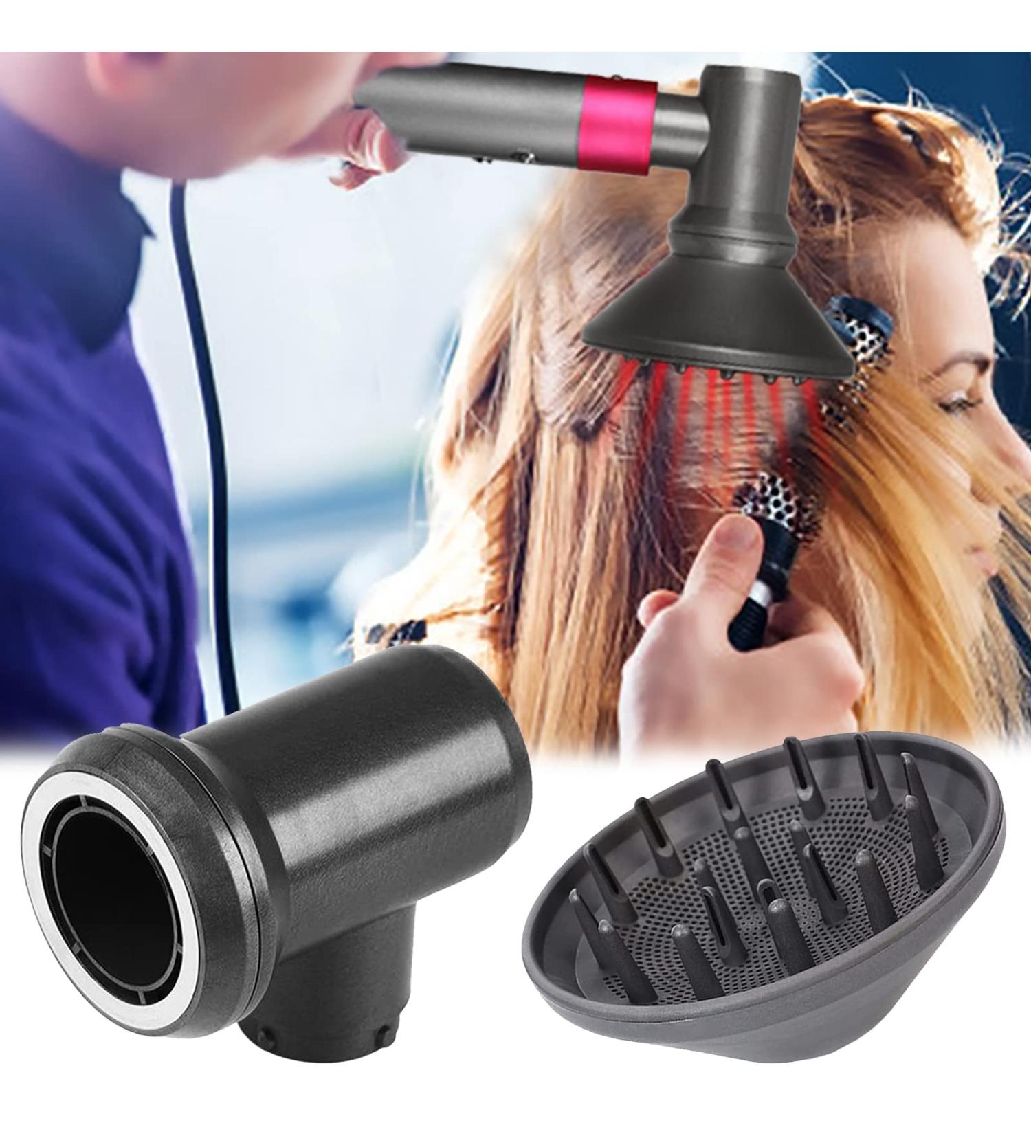 Diffuser and Adapter for Dyson Airwrap Styler for Airwrap Styler in a Hairdryer Combination Hairdryer Accessories Adapter for Dyson Easy to Install (1 Diffuser 1 Adapter) - Buy Online on GoSupps.com