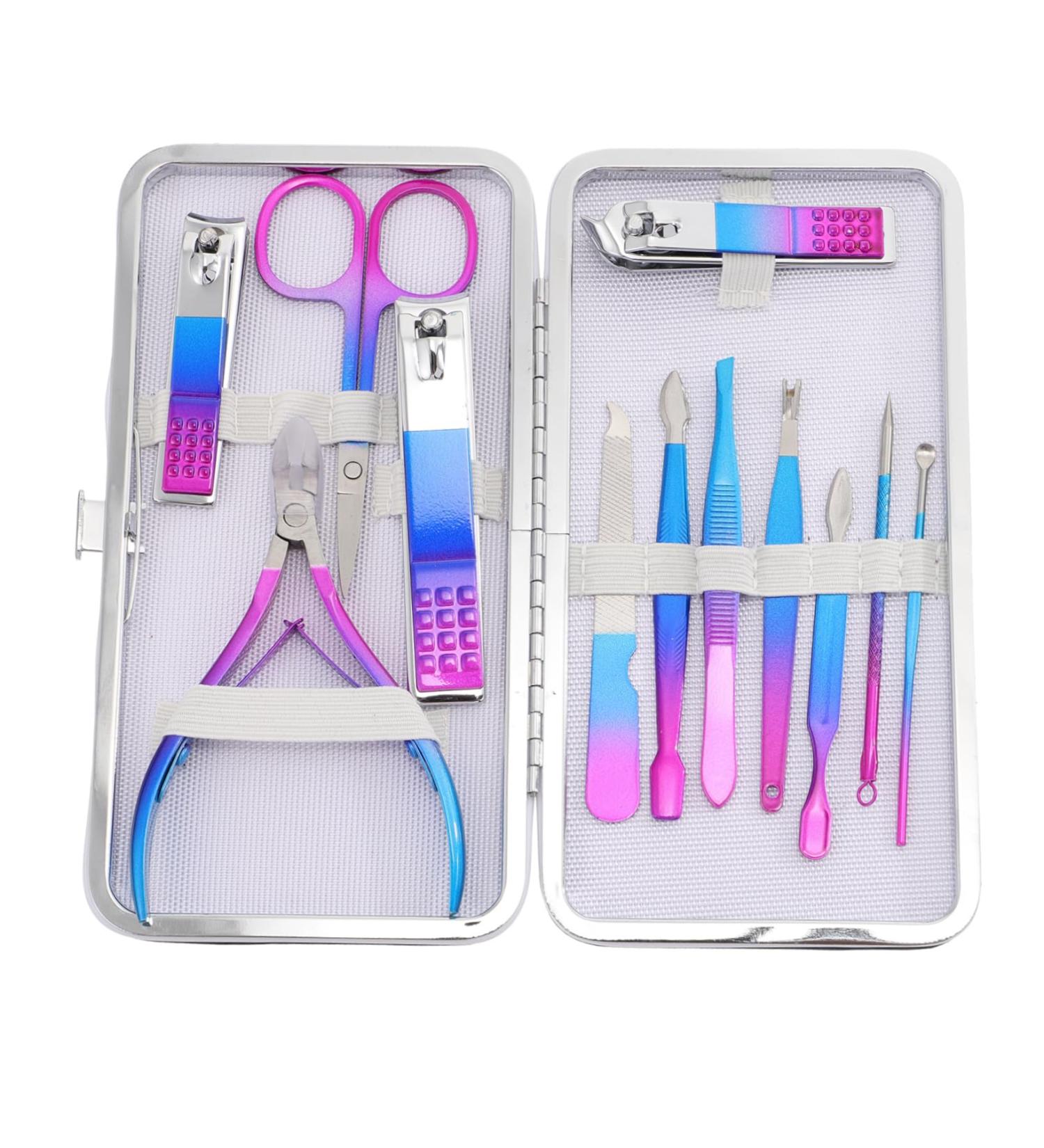 Beatifufu 1 Set Nail Set Nail Scissors Grooming Kit Flat Wisking Tool Manicure Polishing Tools Professional Pedicure Kit Manicure Tool Fingernail Trimmer Nail Polishing Tools Stainless Steel - Buy Online on GoSupps.com