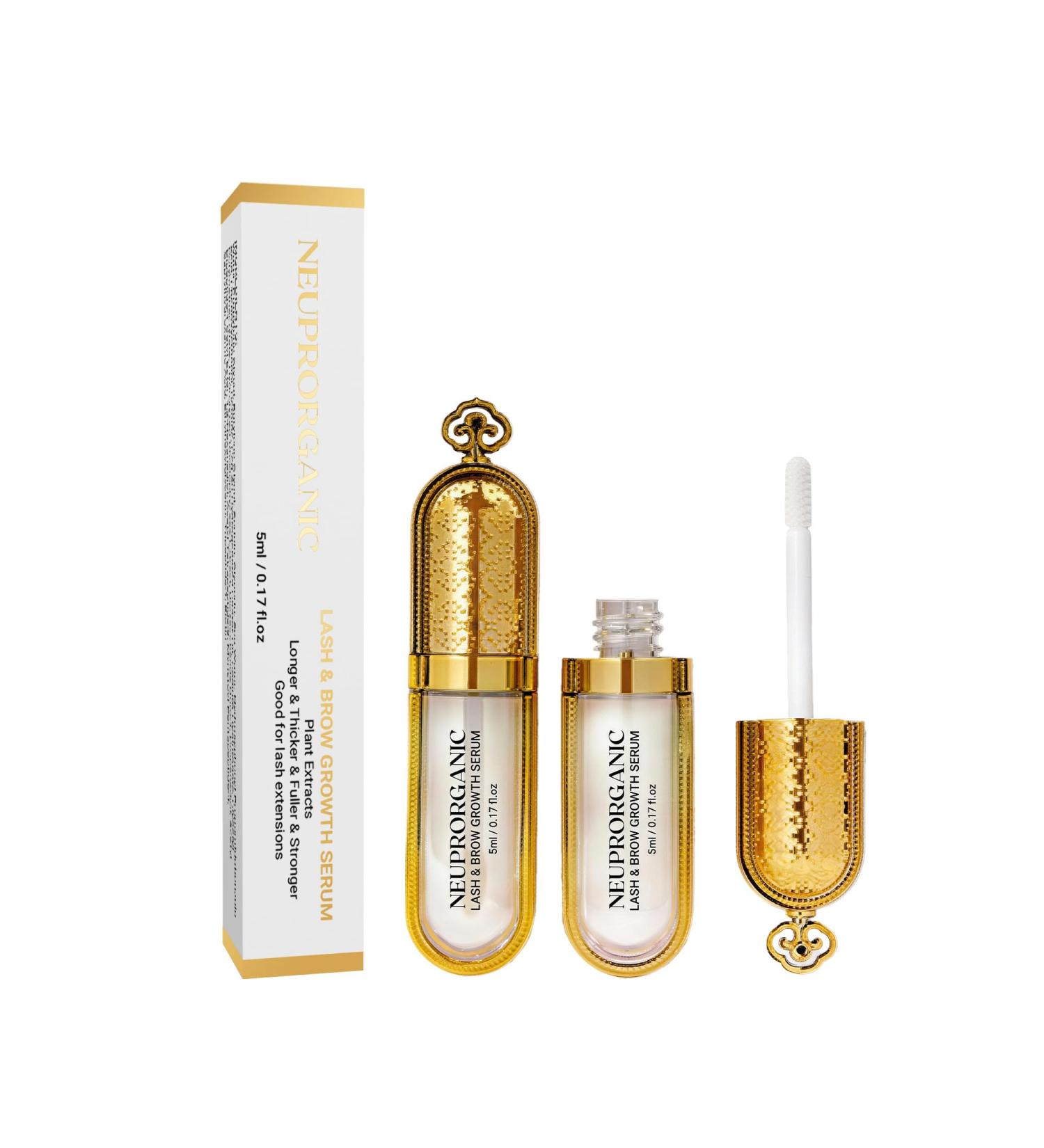 Neuprorganic Eyebrow Enhancing Serum 5ml - Natural Boost Longer Fuller And Stronger Looking Brow Enhancer Cruelty-Free For Sensitive Eyes 0.17 Fl Oz - Buy Online on GoSupps.com