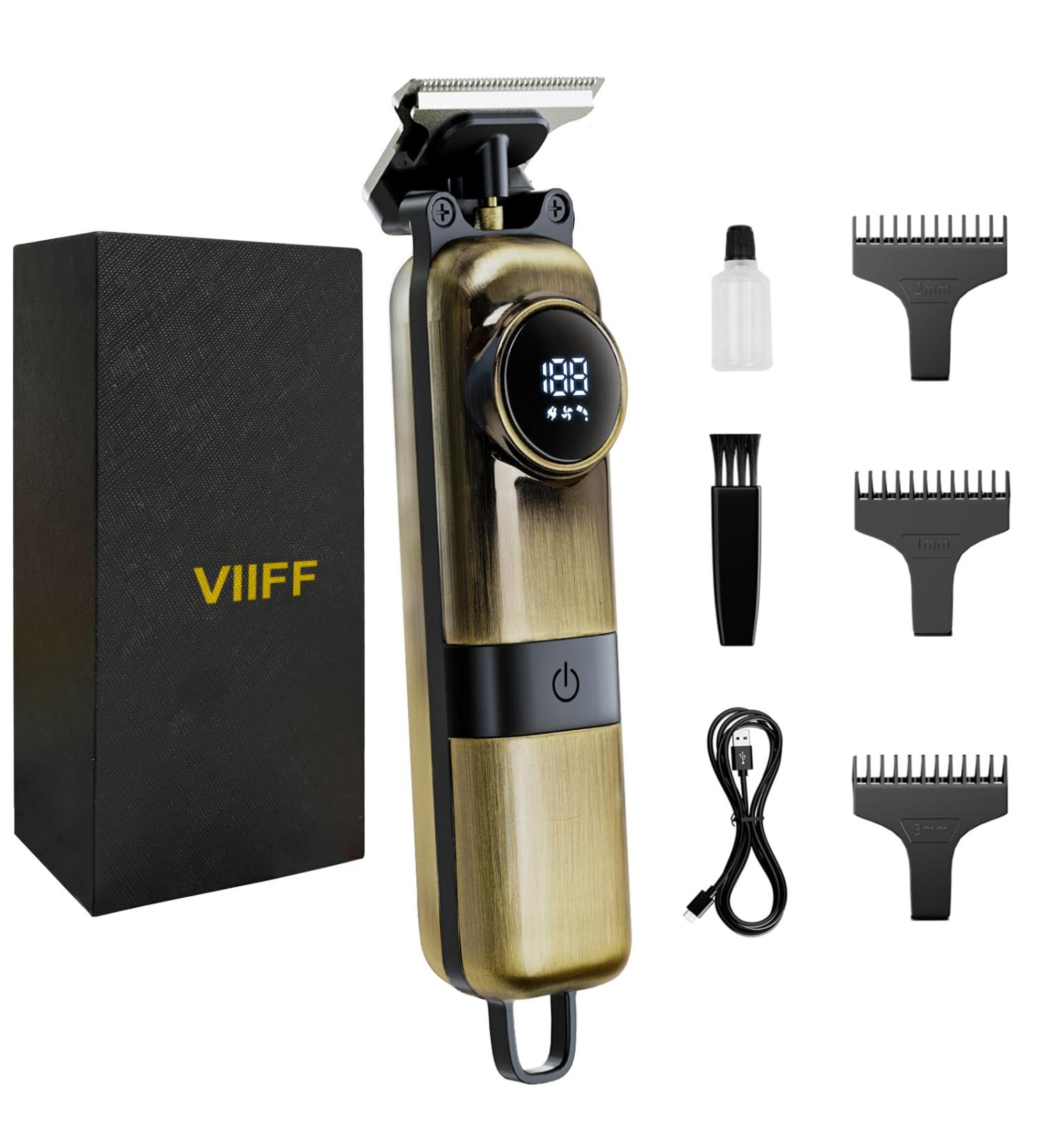 Professional Hair Clippers for Men - Cordless Barber Trimmer with Magnetic Blade | Best Gifts for Men (Bronze - Buy Online on GoSupps.com