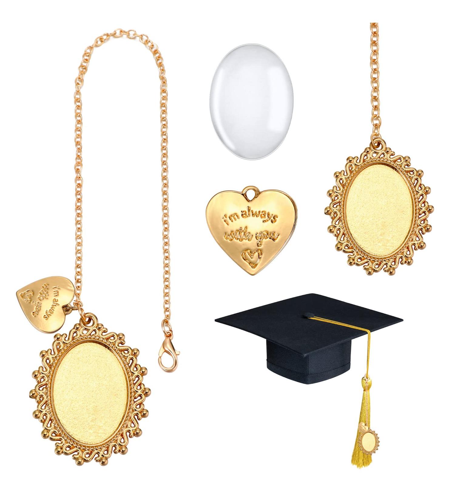 Class of 2023 Custom Graduation Cap Tassel and Memorial Photo Charm - Perfect College Gift - Wear Your Memories on Cap - 1 Piece - Buy Online on GoSupps.com