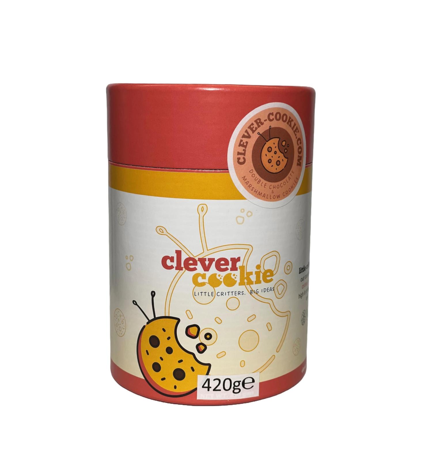 Clever Cookie - Double Chocolate and Marshmallow Cricket Flour Cookie Mix - Buy Online on GoSupps.com