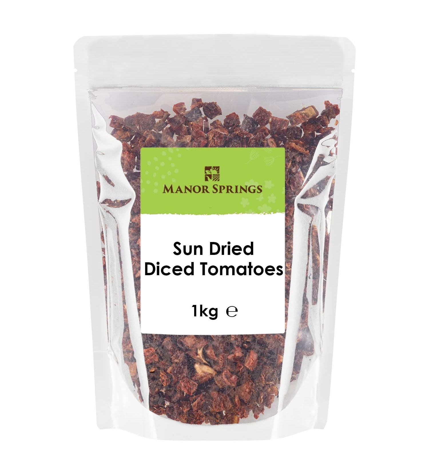 Sun Dried Diced Tomatoes 1kg by Manor Springs