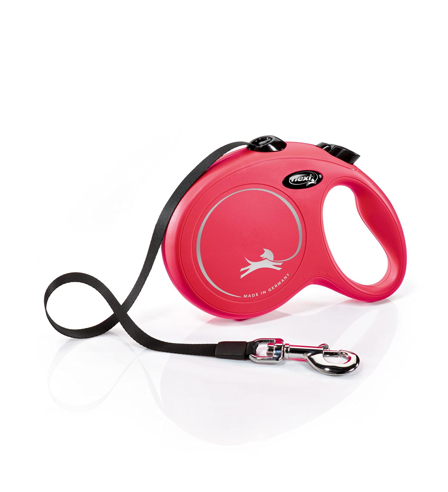 Buy Flexi New Classic L Belt 8m Red for Dogs Up to 50kg - Durable & Stylish Dog Leash - Buy Online on GoSupps.com