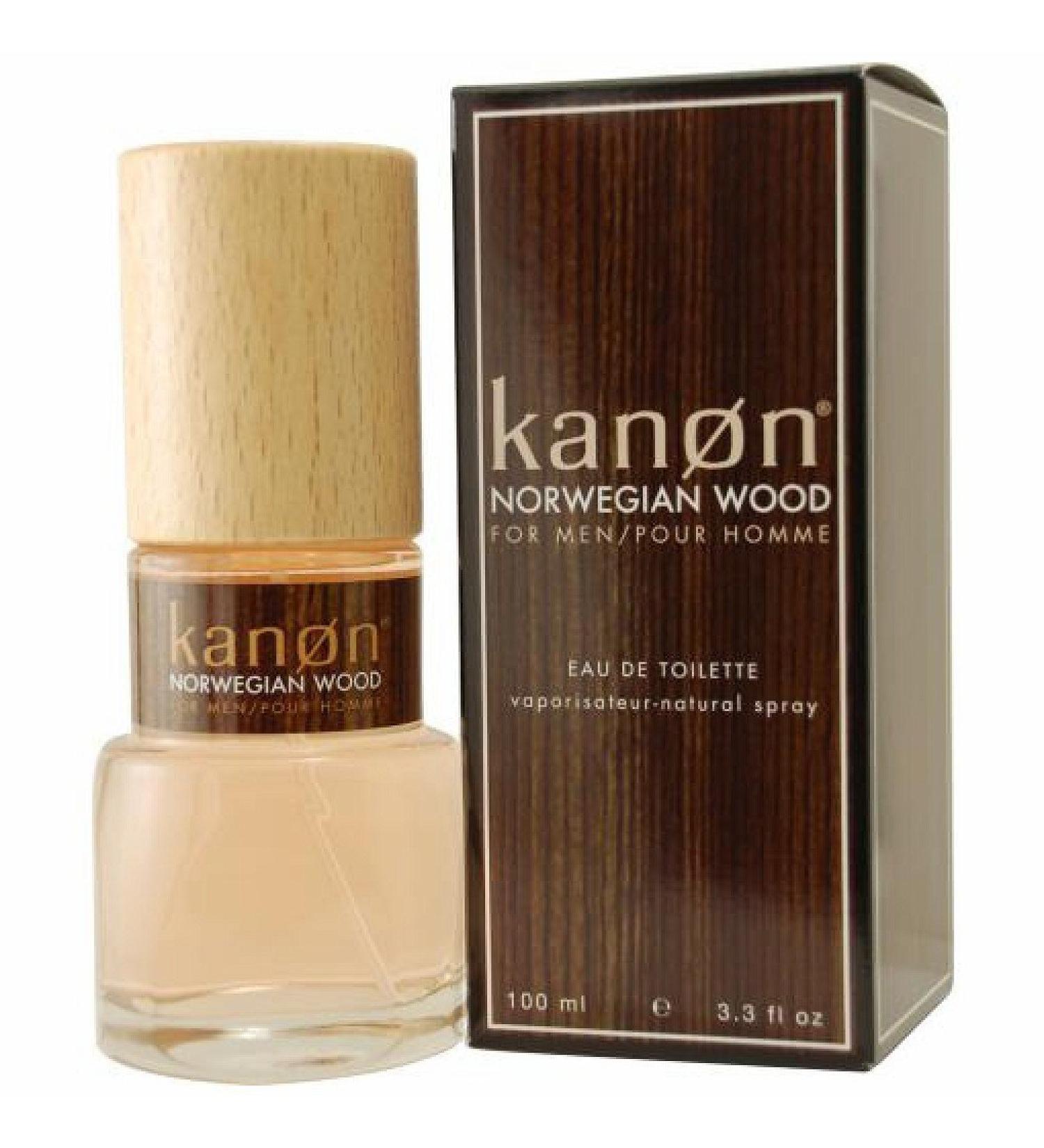 KANON NORWEGIAN WOOD by Scannon EDT SPRAY 3.3 OZ