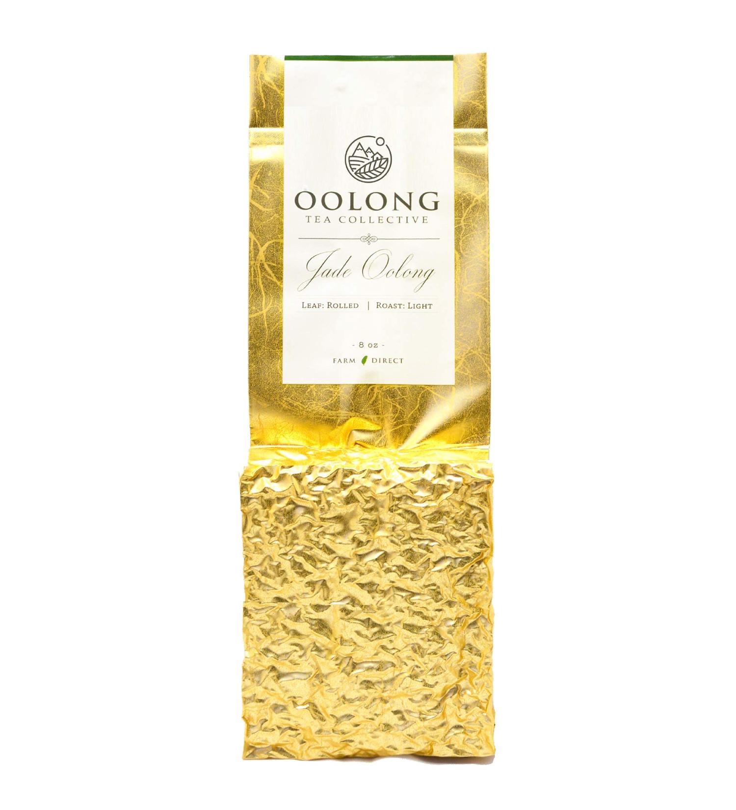 2022 Fresh Harvest Jade Oolong Tea - 100% Natural Loose Leaf Tea from Taiwan High Mountain - 8oz Pack - By Oolong Tea Collective - Buy Online on GoSupps.com