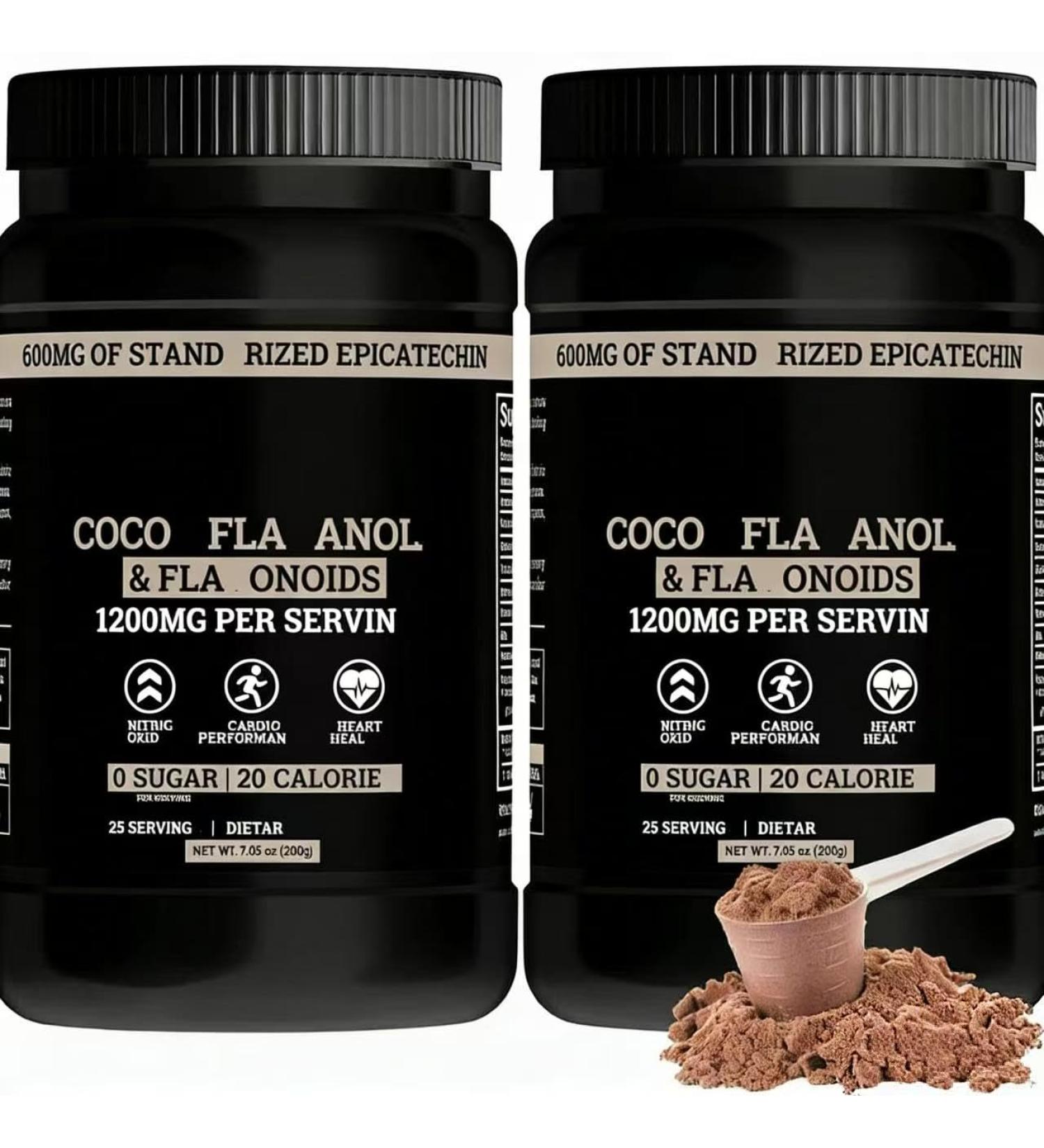 FlavAnolCocoa Powder contains 10x more flavanols than cocoa and 600 mg epicatechin for good health2PCS