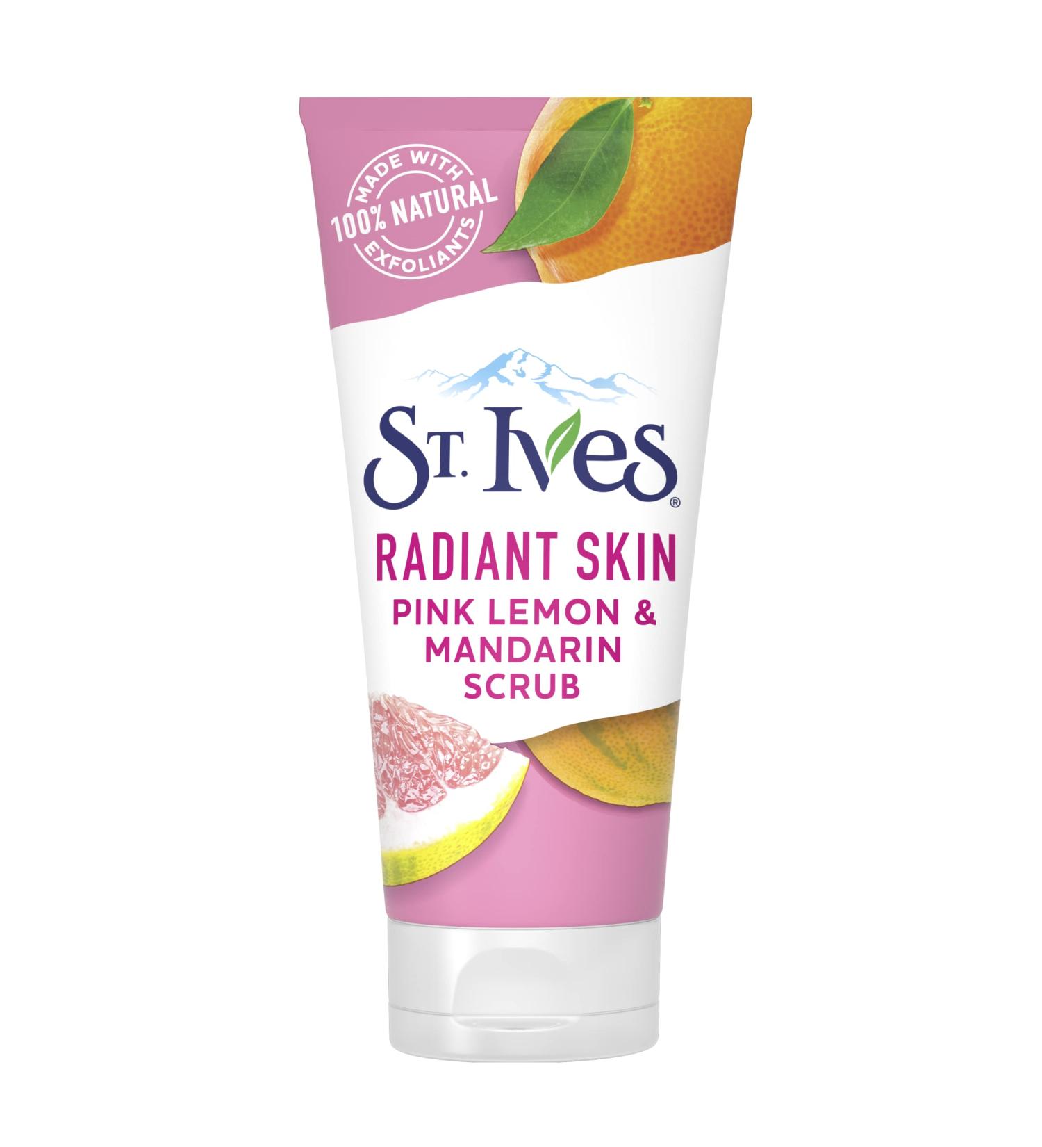 St Ives 150ml Radiant Skin Pink Lemon & Orange Scrub - Exfoliating Facial Scrub for Brighter Skin - Buy Online on GoSupps.com