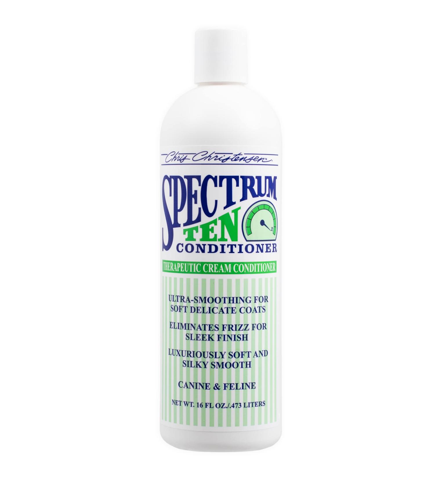 Chris Christensen Spectrum Ten Conditioner - Professional Soft & Smooth Dog Grooming | 473ml - International Shipping Available - Buy Online on GoSupps.com