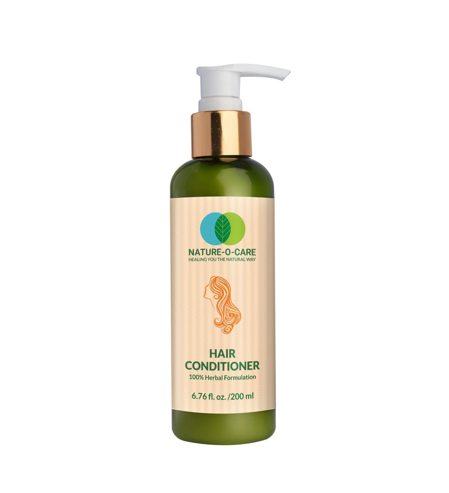 Hair Conditioner with Neem & Aloe Vera - 200ml | Reduces Hair Fall Strengthens & Moisturizes Scalp for Glossy Thick Hair - Buy Online on GoSupps.com