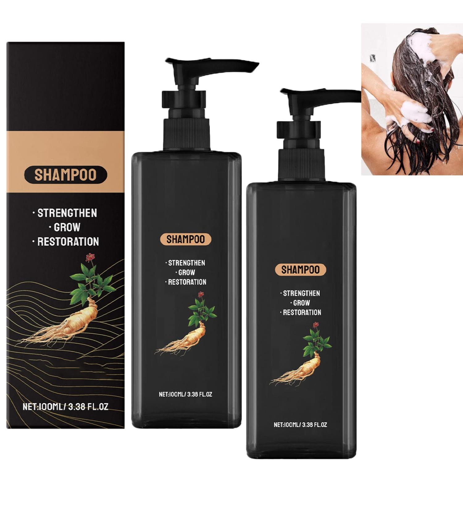  homomdy Mane Activating Shampoo Anti-Hair Loss Shampoo for Men and Women Natural Essence Darkens & Nourishes Repairs Smooths & Strengthens Hair Grows & Thickens (2 Pcs - Buy Online on GoSupps.com