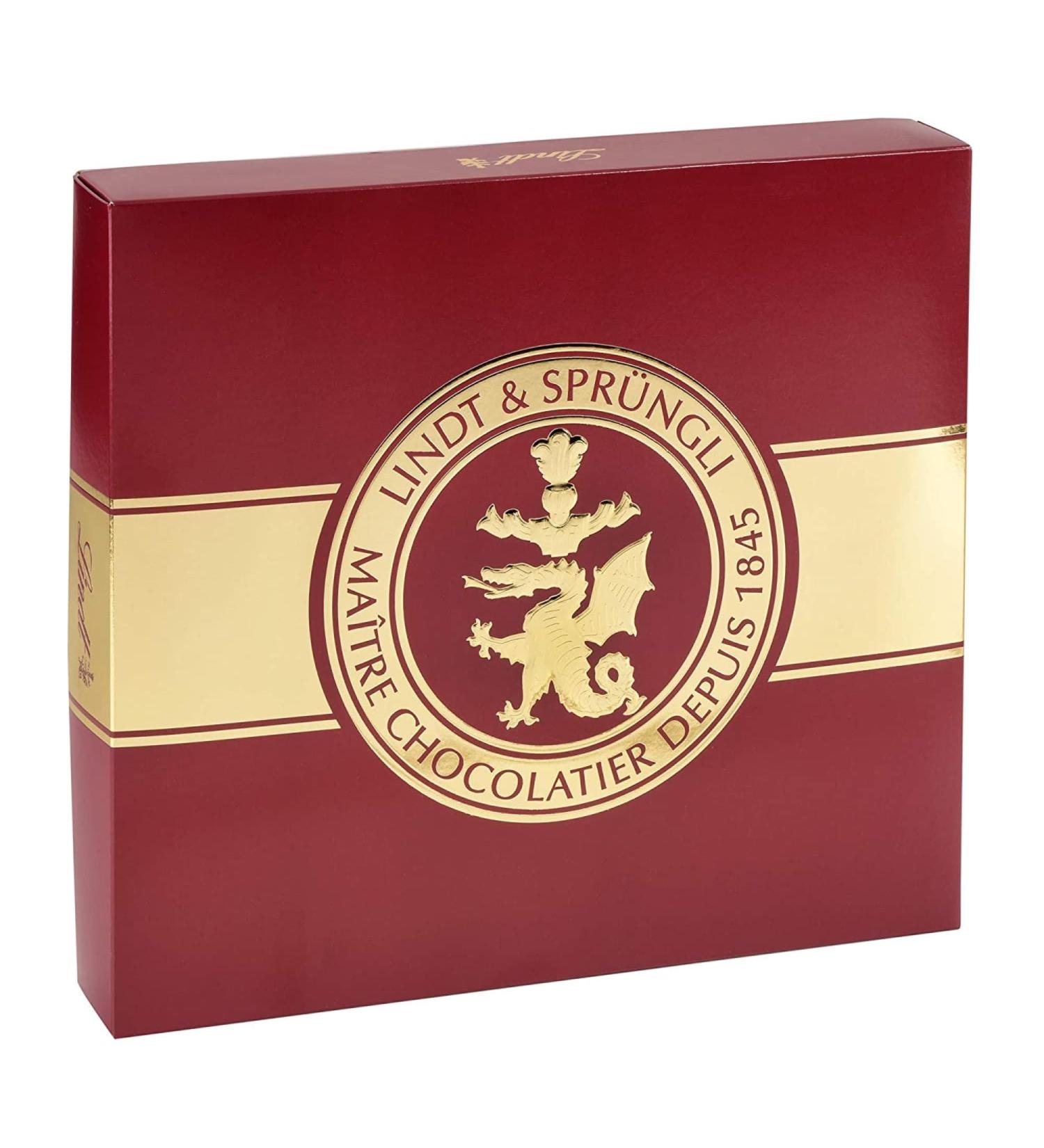 Buy Lindt Lindor Deluxe Box | 1350g | 108 Chocolates | Milk Dark Hazelnut White Pistachio | Perfect Praline Gift | International Shipping Available - Buy Online on GoSupps.com