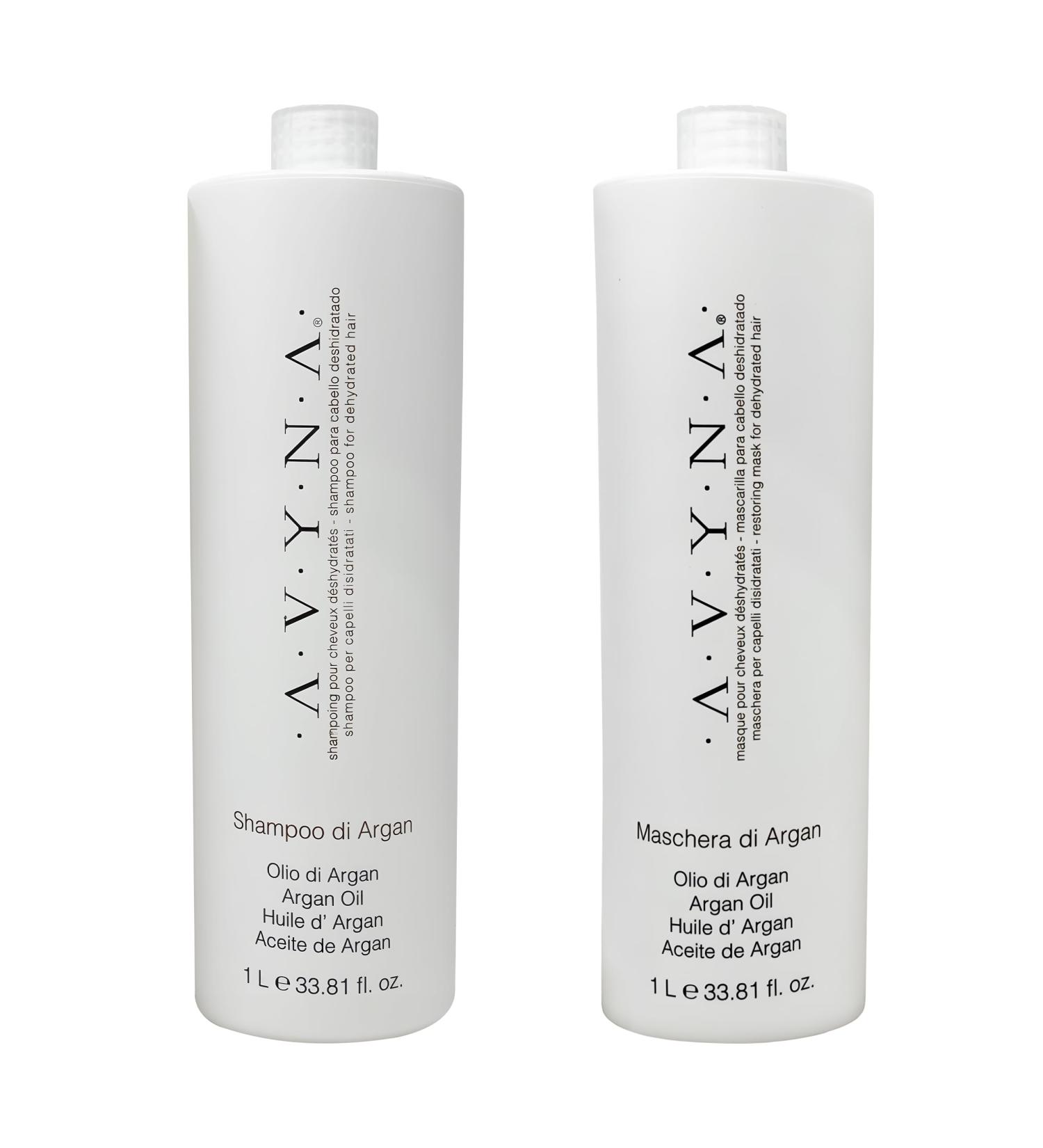 Avyna Argan Oil Shampoo & Conditioner Set for Dry & Treated Hair - 33.81 Oz | International Shipping Available - Buy Online on GoSupps.com