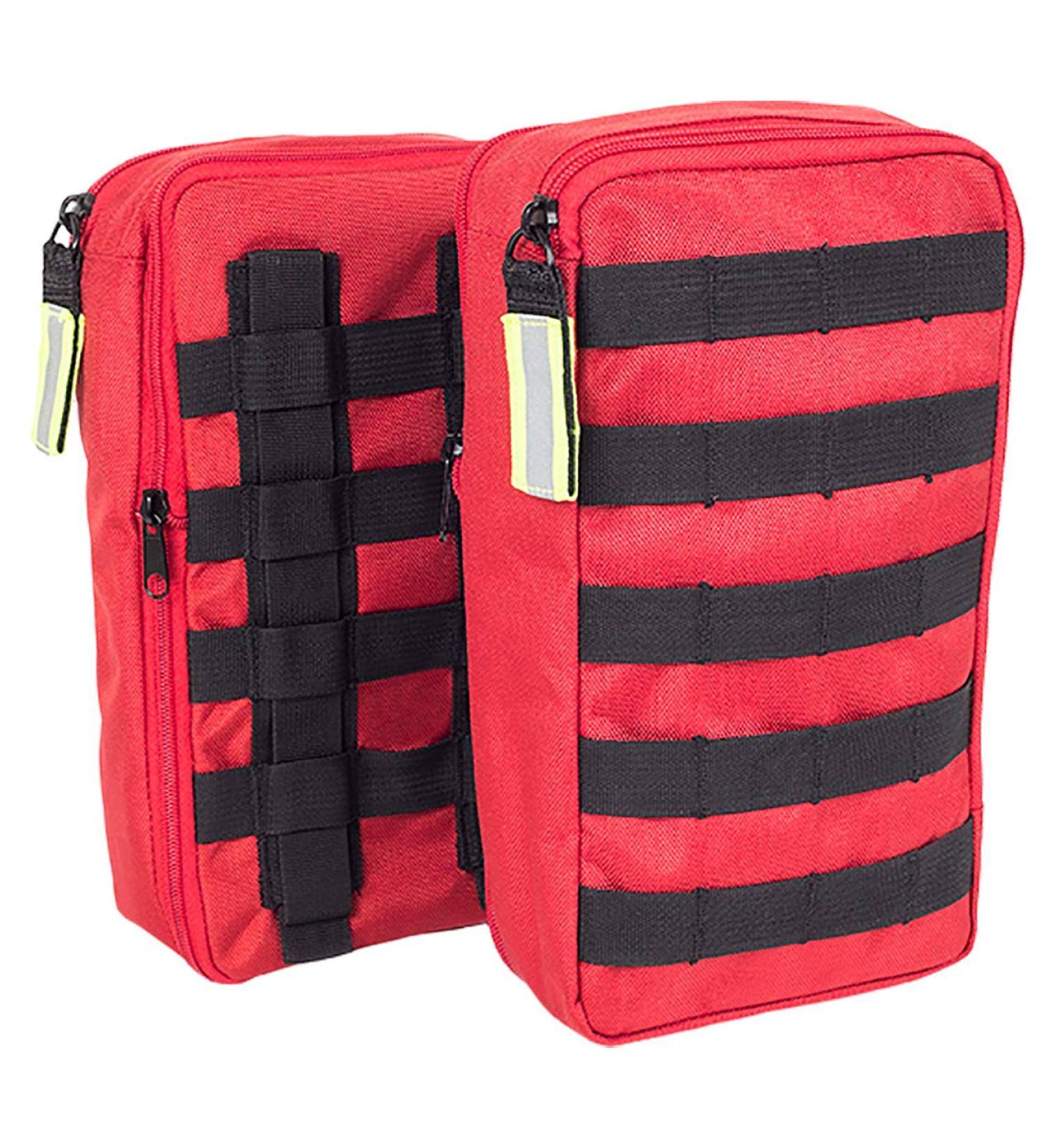EB Pocket's Side Pockets - 2 Set Red Expansion for Emergency Backpacks & Bags | First Aid Accessories for Rescue Services - Buy Online on GoSupps.com