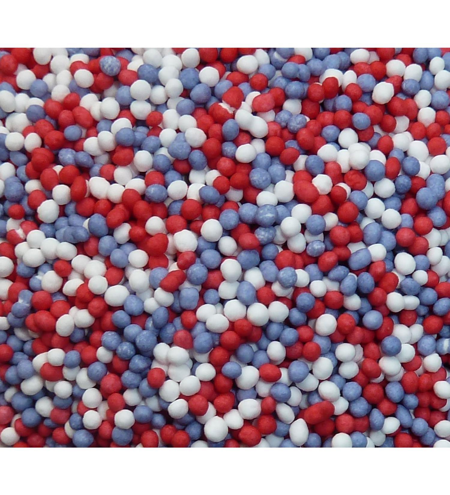 Twist Ingredients Red White and Blue Hundreds and Thousands 1 kg
