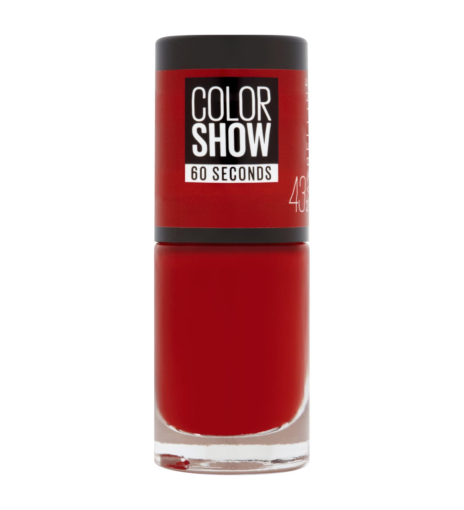 Gemey Maybelline Colorshow Nail Varnish Red - Buy Online on GoSupps.com