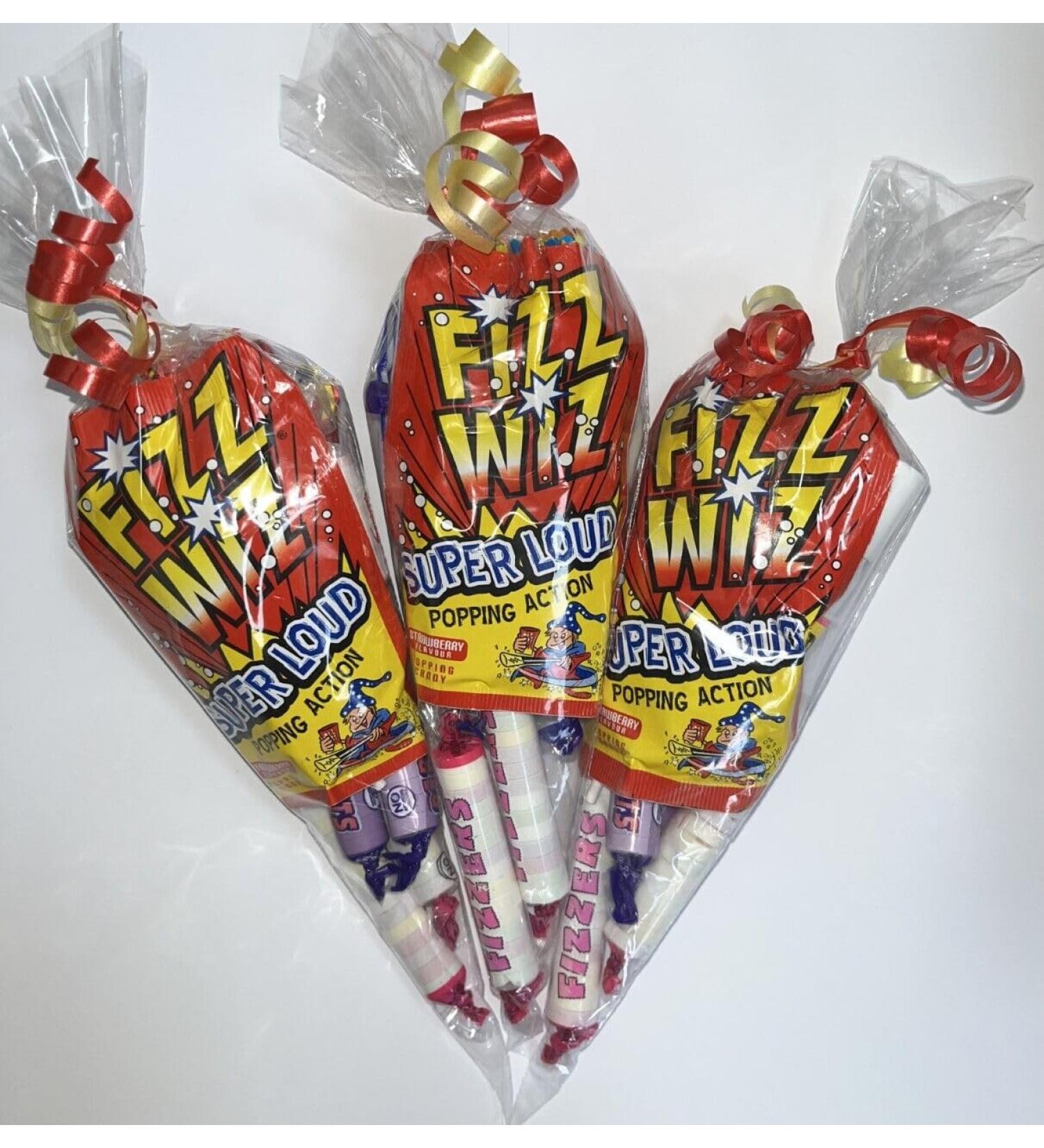 Retro Nostalgic Made To order Filled Wrapped Sweet Candy Cones Birthday Party Bags Filler 19cm x 12 - Buy Online on GoSupps.com