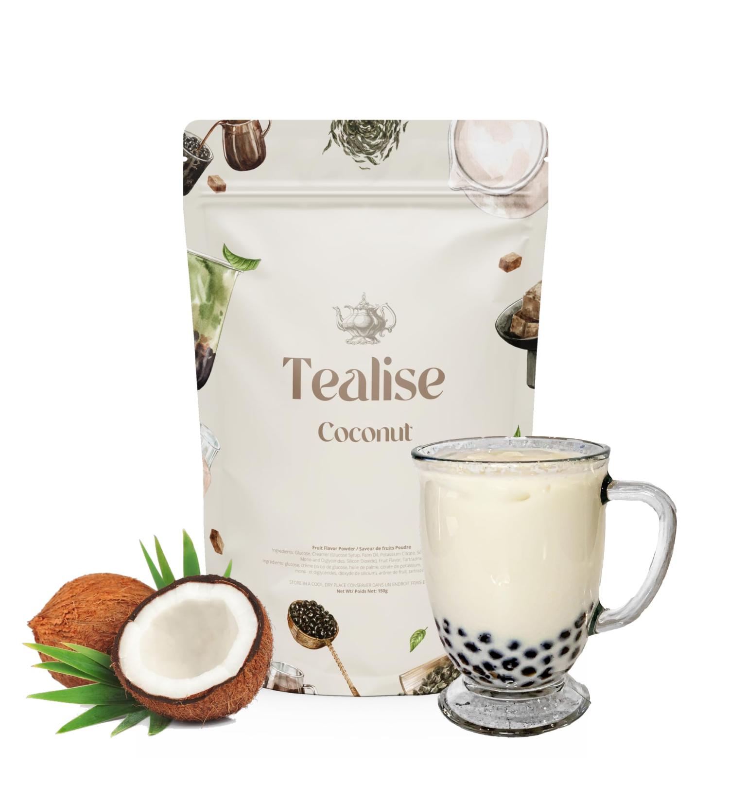 TEAliSe Instant Bubble Tea Mix Coconut 150g