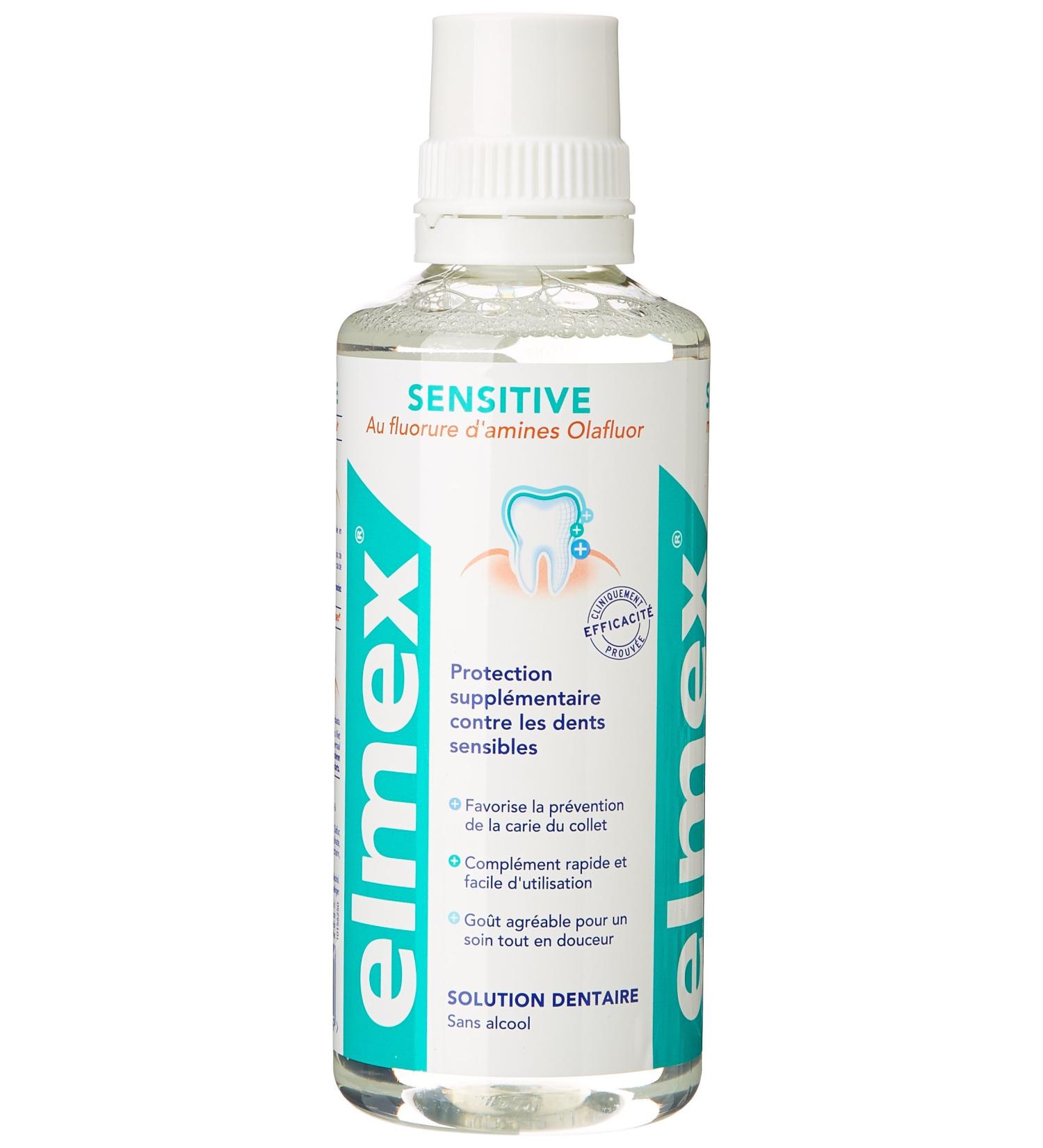 Elmex Sensitive Dental Solution 400ml - Gentle Care for Sensitive Teeth - Fast International Shipping - Buy Online on GoSupps.com