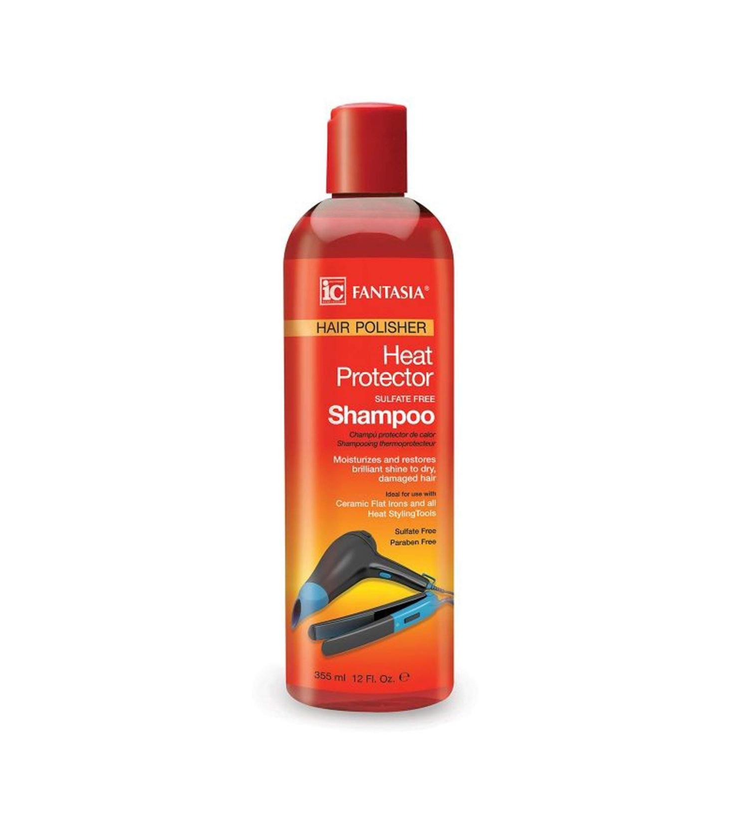 Fantasia Ic Hair Polisher Heat Proctector Sulfate Free Shampoo 12 Oz