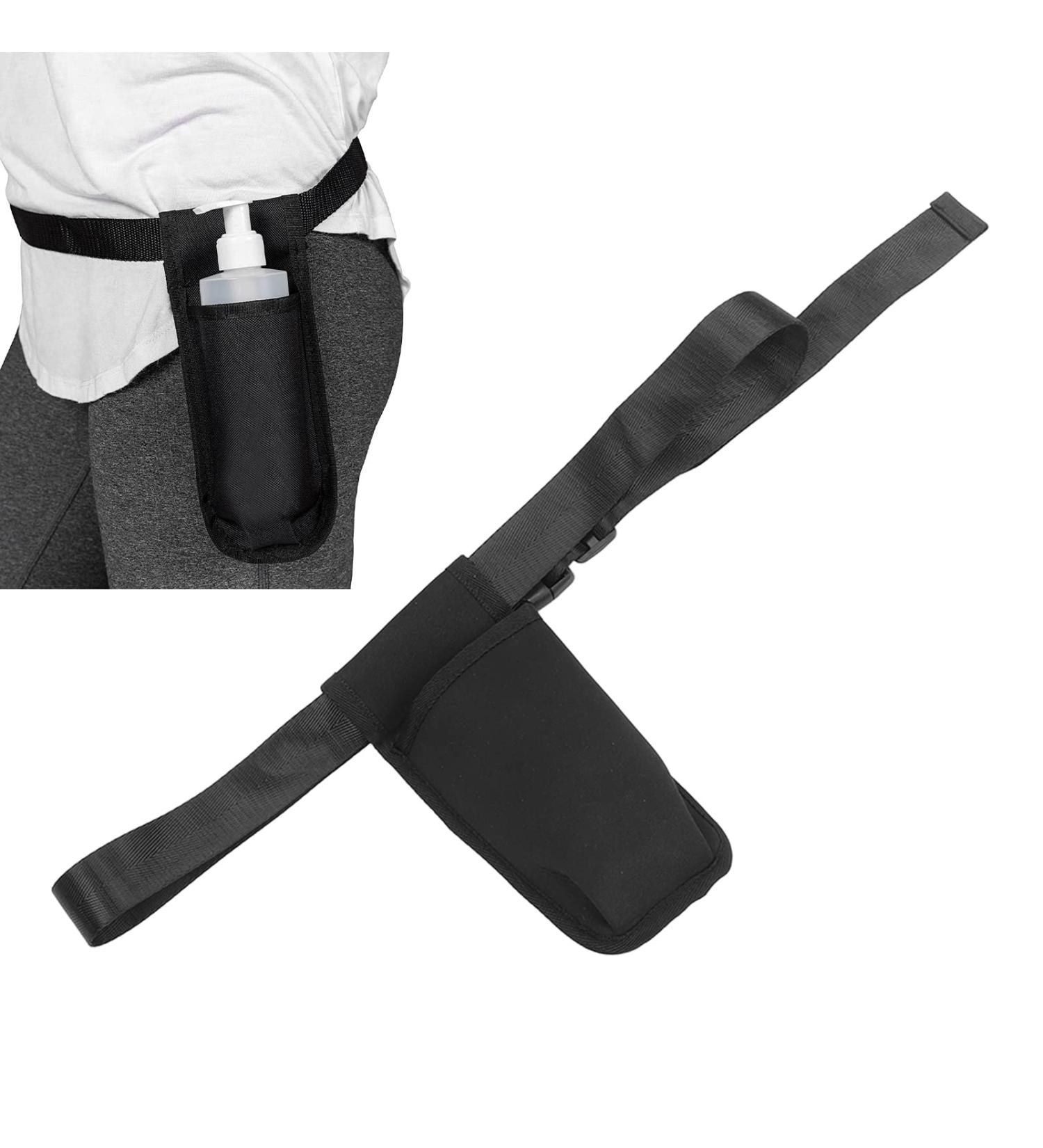 Washable Portable Oil Bottle Belt | Adjustable Massage Bag for Barber & Home Use - Buy Online on GoSupps.com
