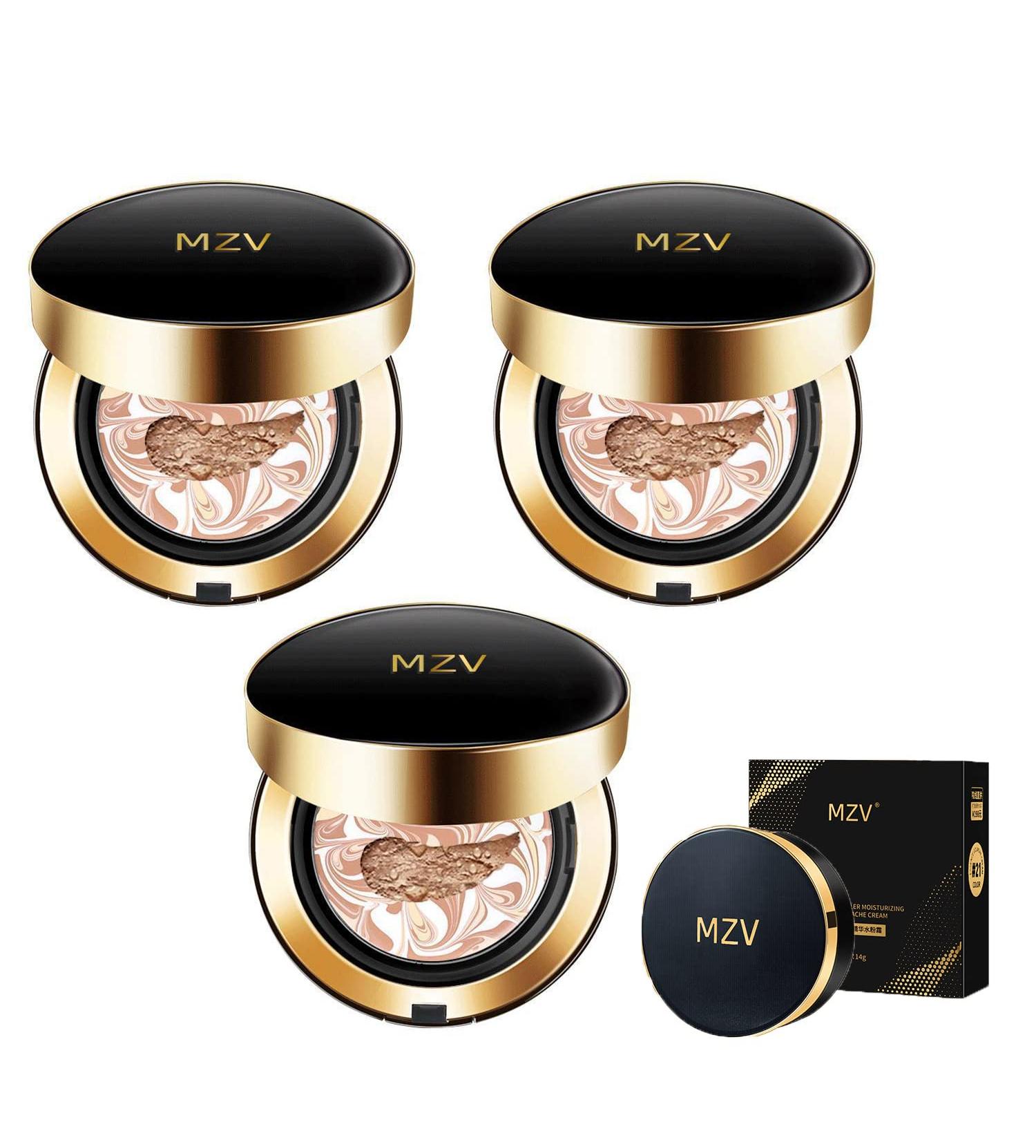 Sumax Water Bead Tricolor Latte Concealer Cushion MZV Air Cushion BB Cream - 3PCS, Natural Shade - Long-Lasting, Moisturizing, Oil Control - Buy Online on GoSupps.com