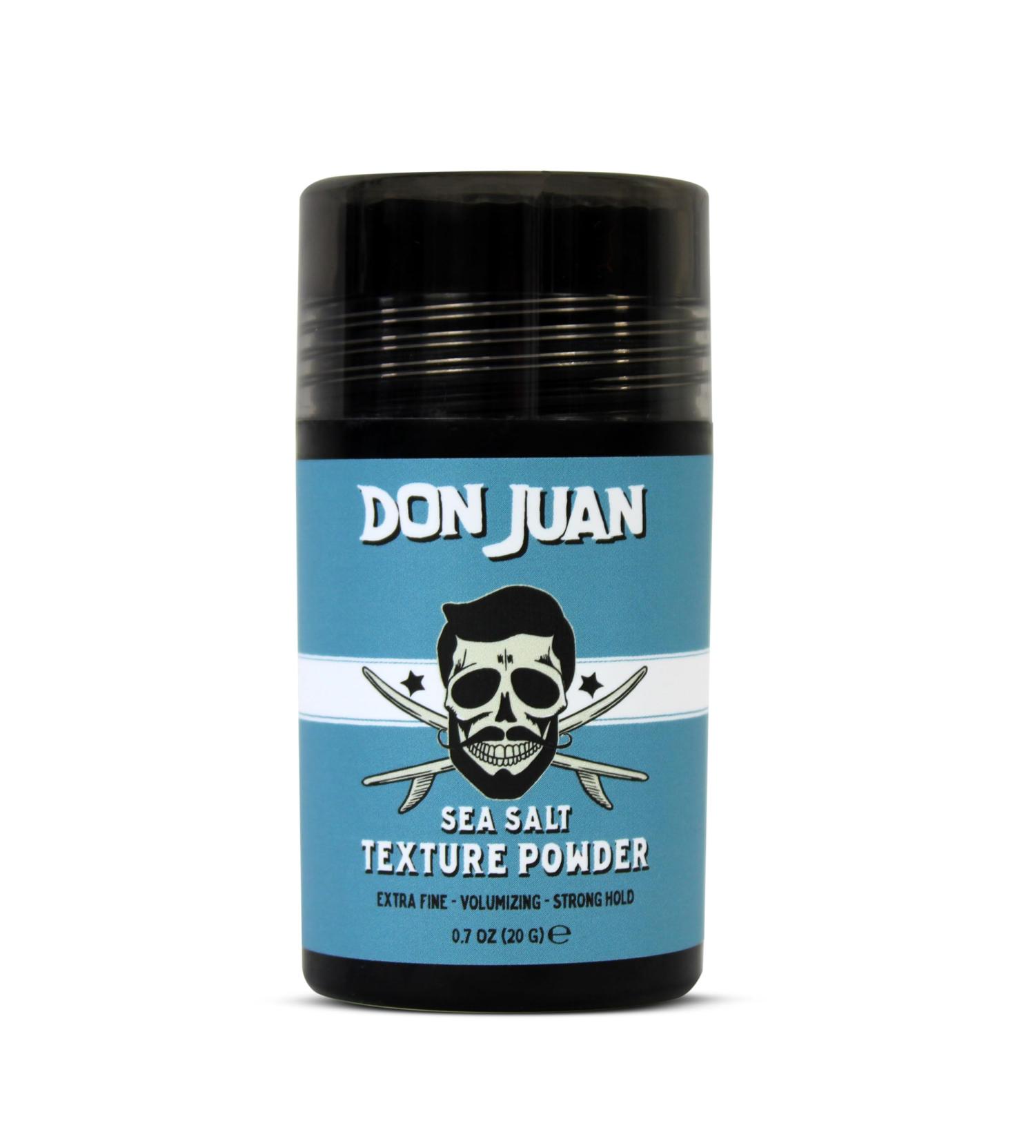 Don Juan Sea Salt Texture Powder - Extra Fine Strong Hold Matte Finish 0.7 oz | Volume & Texture for All Hair Types - Buy Online on GoSupps.com