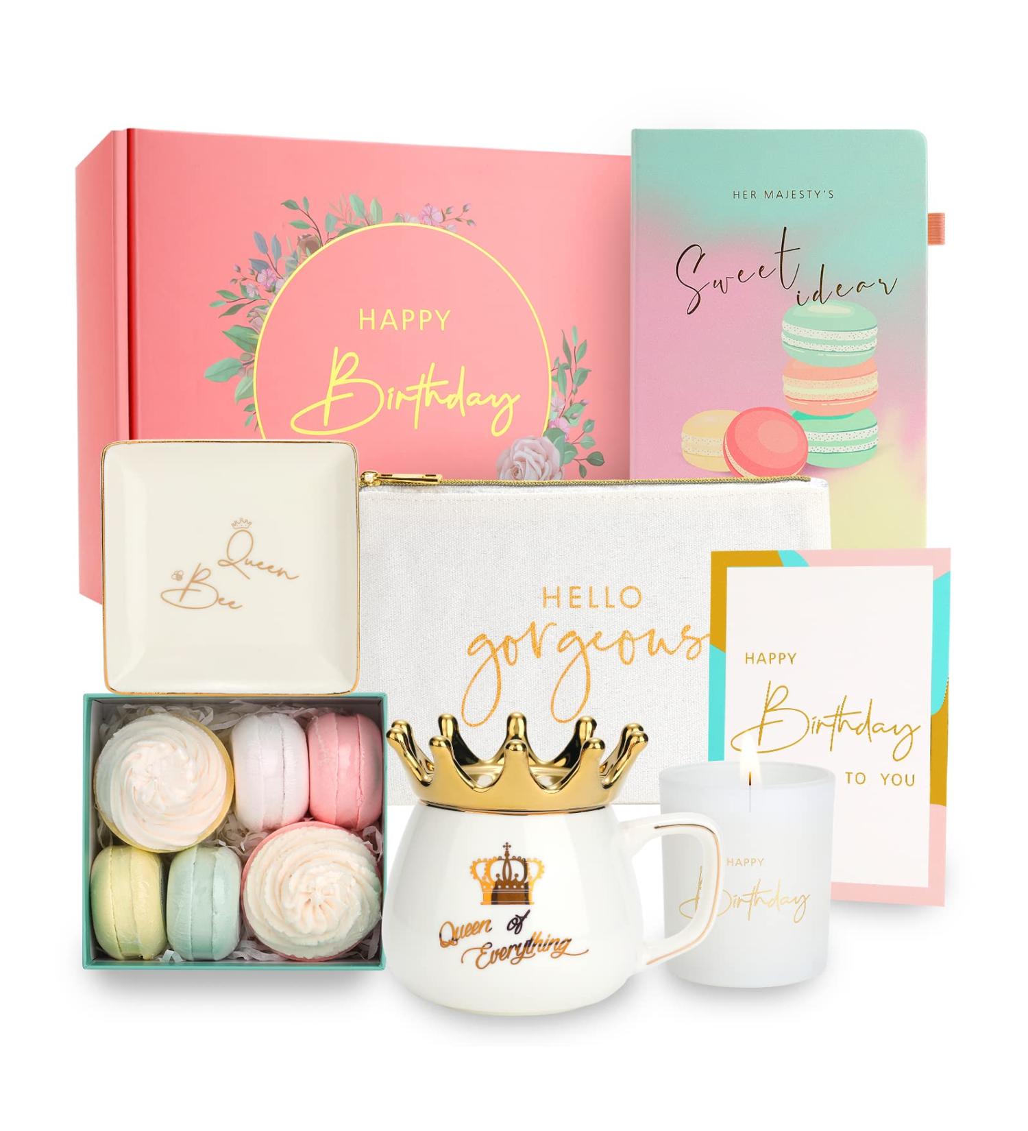 Sawnfay Birthday Gifts for Women  Fabulous Gift Basket Relaxation Gifts for Women  Happy Birthday Gifts for Her Women Friends Sister Mom - Unique Gifts for Women Who Have Everything - Buy Online on GoSupps.com