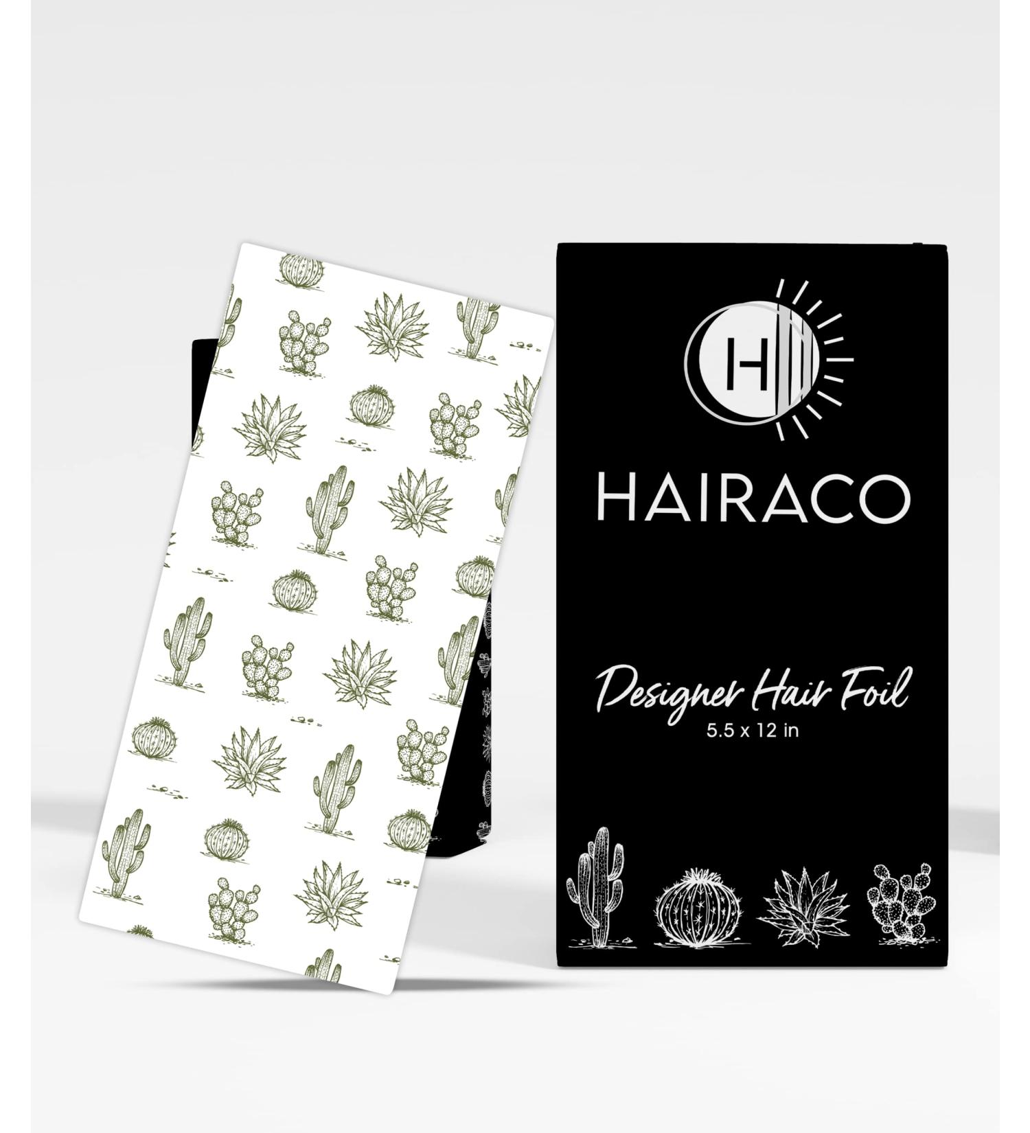 Buy Oversized Designer Hair Foils - 500 Pre-Cut Sheets 5.5x12 inches - Succulent/Cactus Collection for Stunning Hair Coloring - Buy Online on GoSupps.com