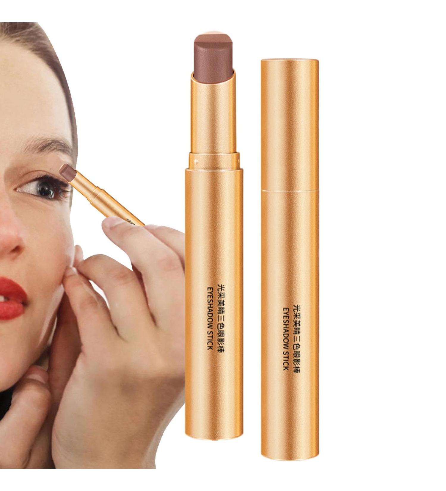  G n rique Eyeshadow Stick 3-Color Gradient Eyeshadow Waterproof Cream Eyeshadow Glitter Eyeshadow Stick Eye Shadow Pencil Gradient Eye Shadow Waterproof Eyeshadow Stick Cream Eyeshadow Stick - Buy Online on GoSupps.com