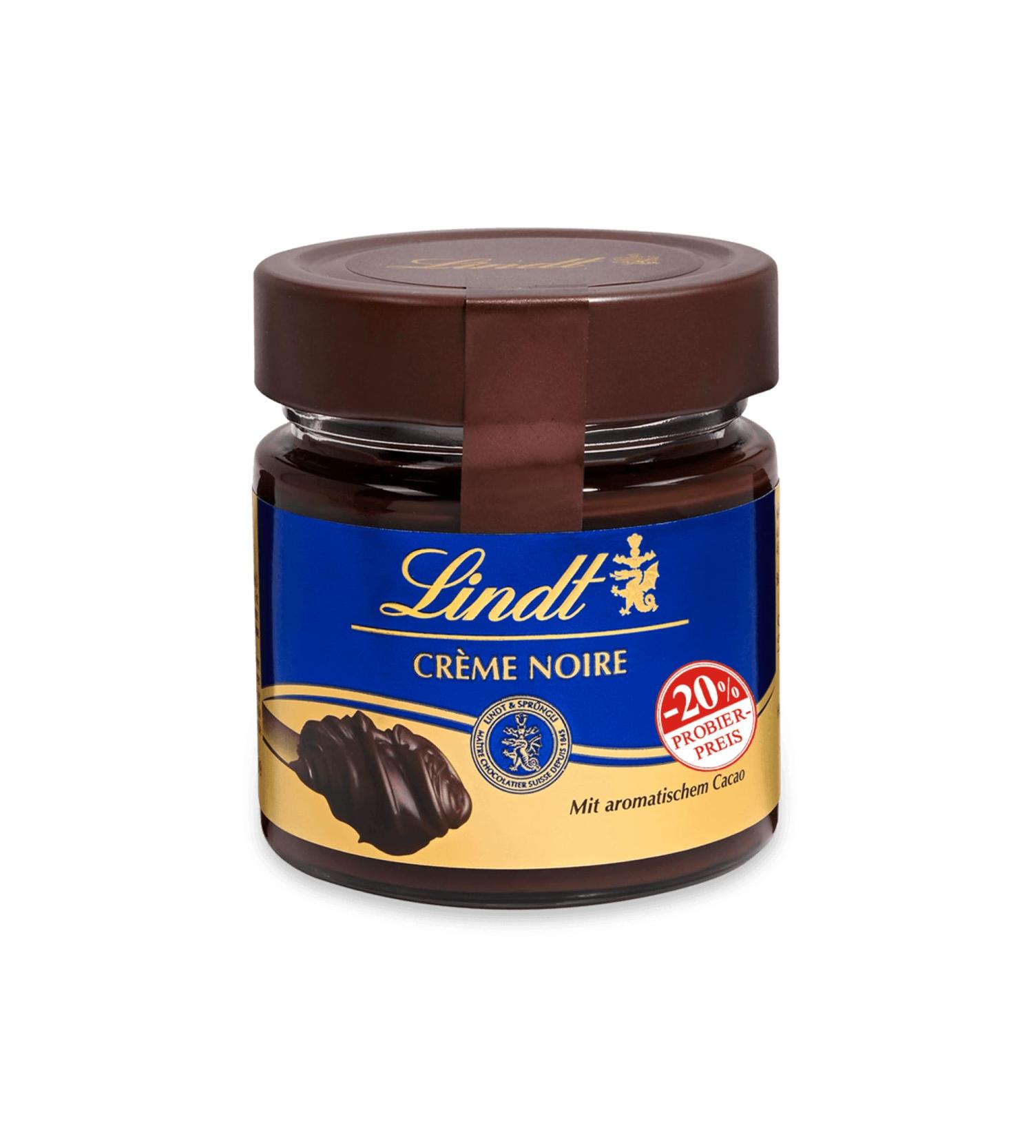 Lindt Chocolate Spread Cr me Noir 220g - Premium Dark Cocoa Cream | Chocolate Gift & Promotion - Buy Online on GoSupps.com