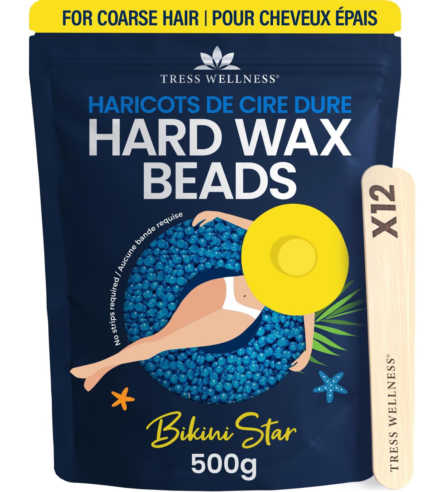Tress Wellness Hard wax beads - For sensitive skin - Bikini Star Seakissed 540 g (Pack of 1) - Buy Online on GoSupps.com