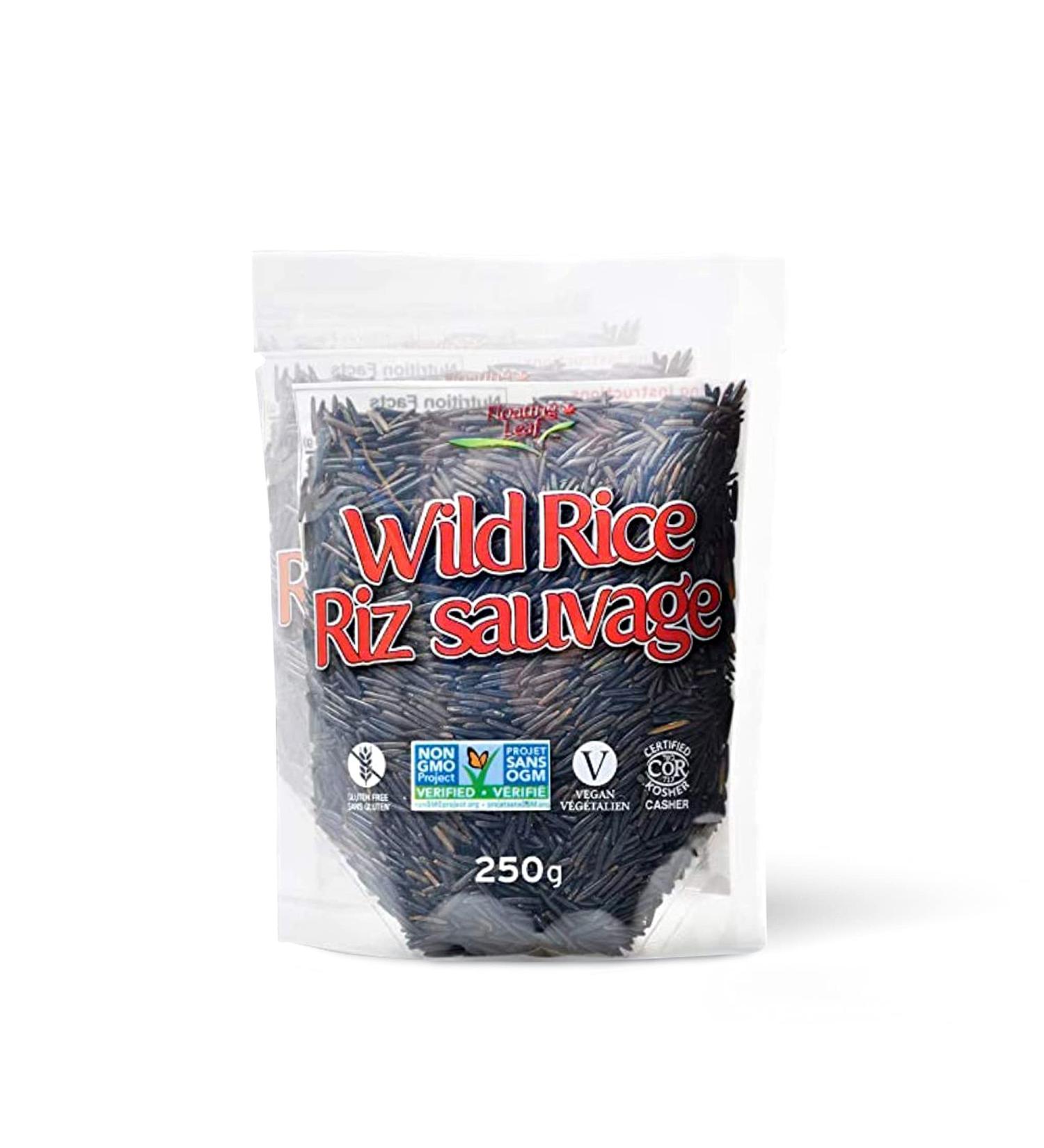 Wild Rice - All Natural, Non-GMO, Gluten-Free, Kosher & Vegan 250g - Healthy Pure Long Grain Rice for the Whole Family - Buy Online on GoSupps.com