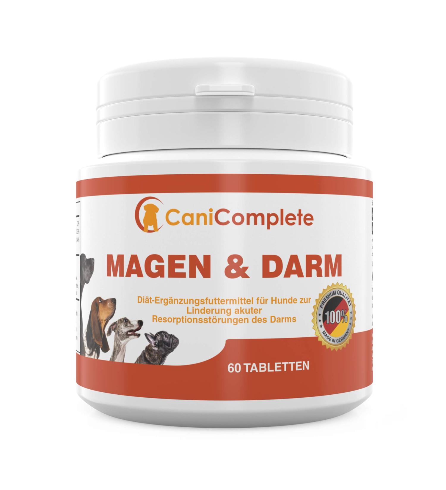 Canicomplete Stomach & Intestine Diarrhea Tablets for Dogs & Cats | Digestive Health Support with Bentonite - Buy Online on GoSupps.com