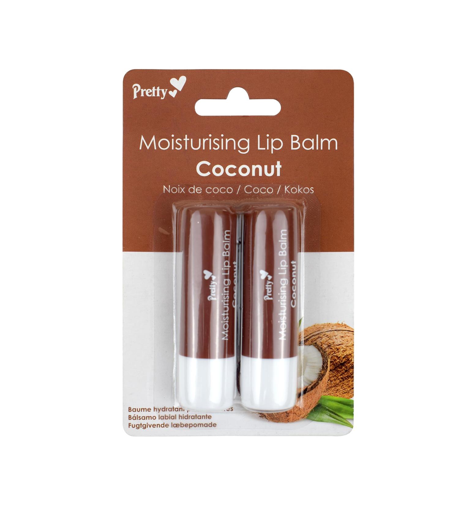 Pretty Moisturising Lip Balm - Coconut Coconut 4 count (Pack of 1)
