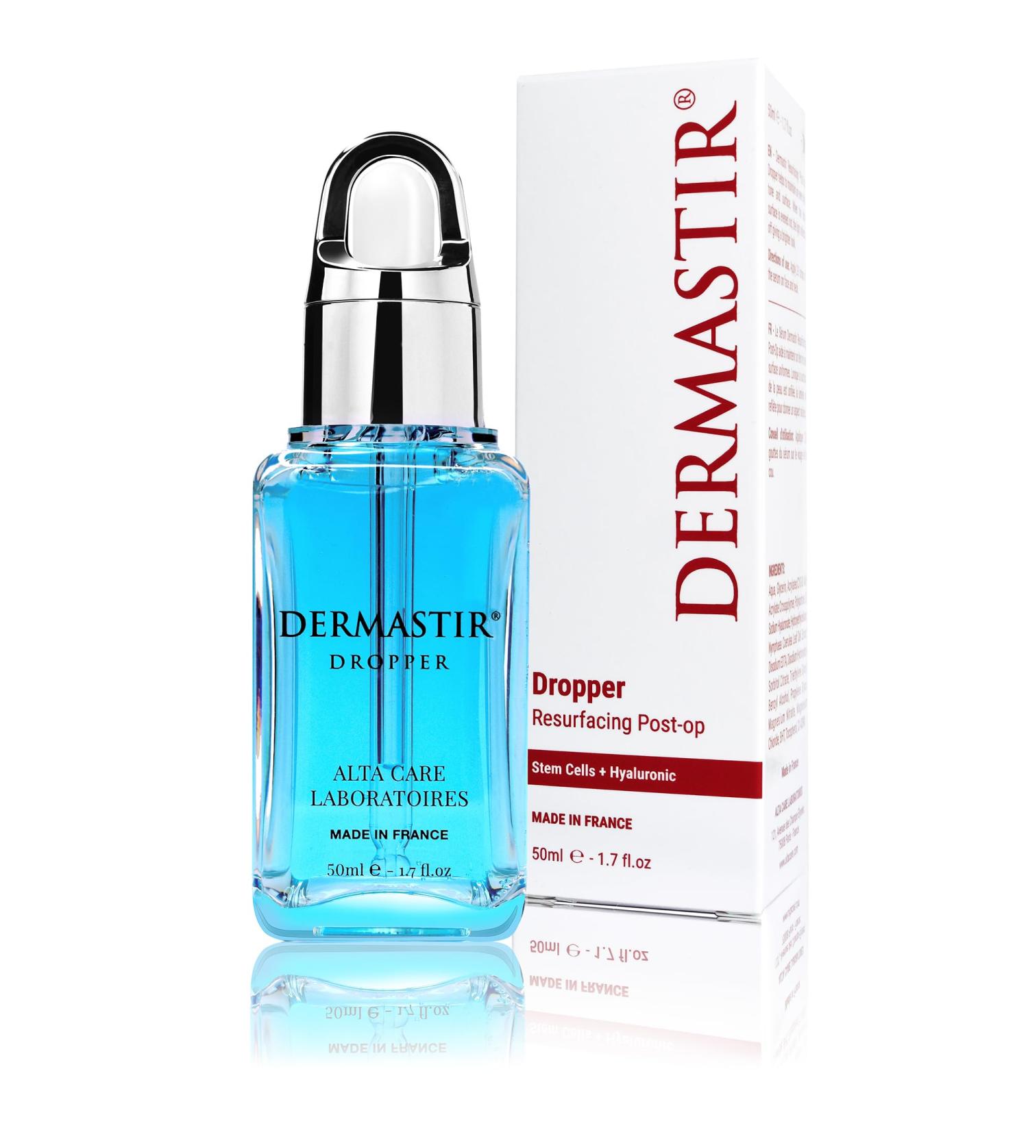 DERMASTIR DROPPER RESURFACING POST-OP | STEM CELLS + HYALURONIC - Buy Online on GoSupps.com